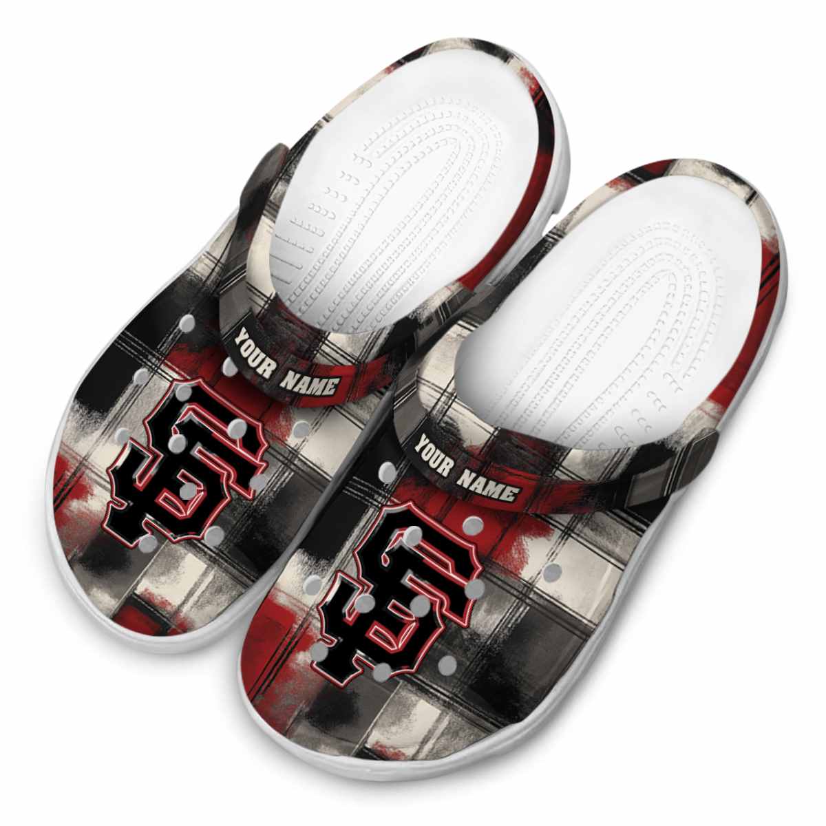 Merchidea San Francisco Giants MLB Sport Crocs Crocband Clogs Shoes Comfortable For Men Women and Kids