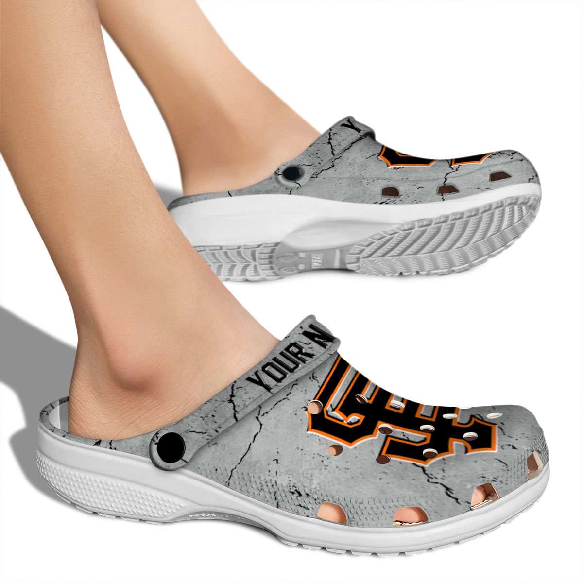 Merchidea San Francisco Giants MLB Sport Crocs Crocband Clogs Shoes Comfortable For Men Women and Kids