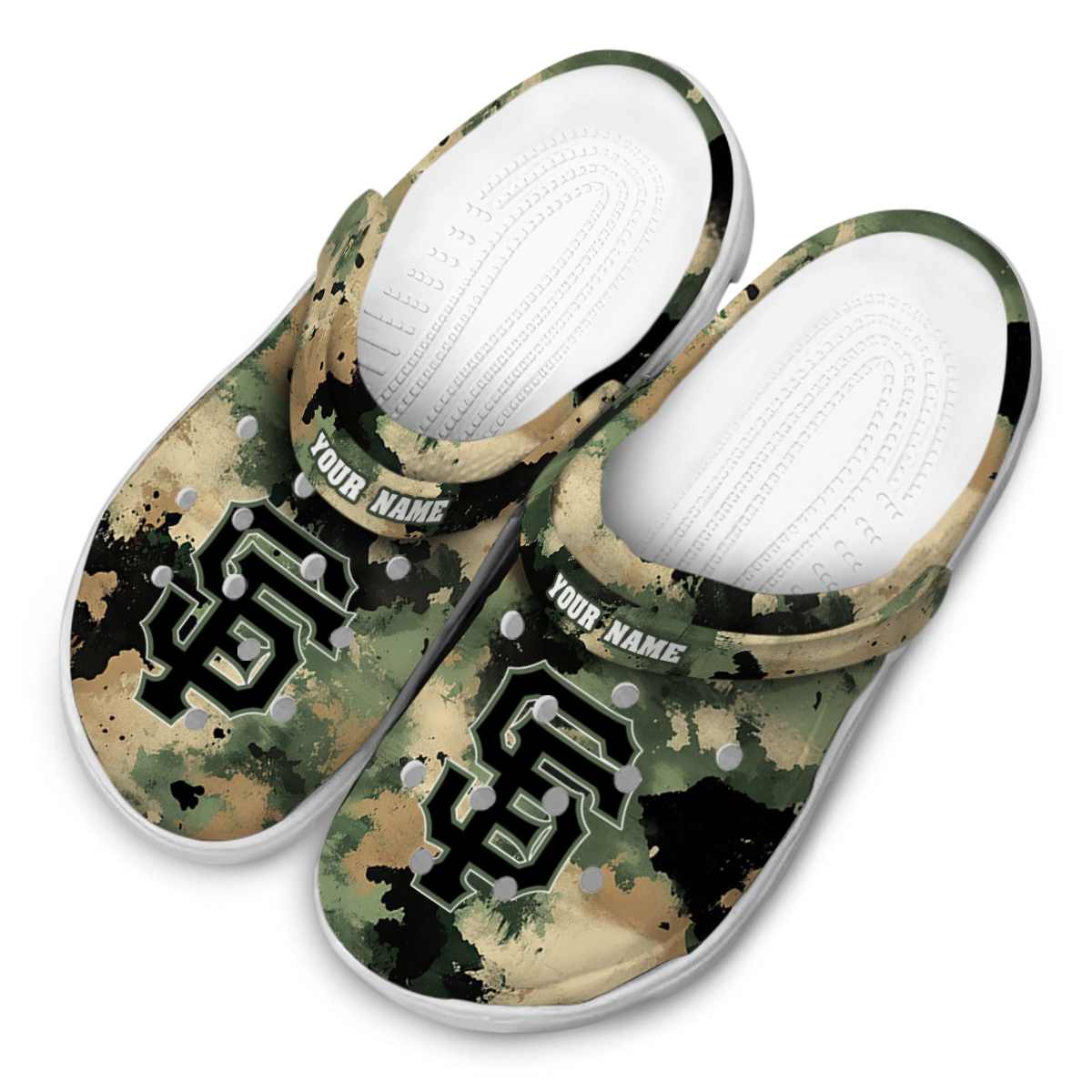 Merchidea San Francisco Giants MLB Sport Crocs Crocband Clogs Shoes Comfortable For Men Women and Kids