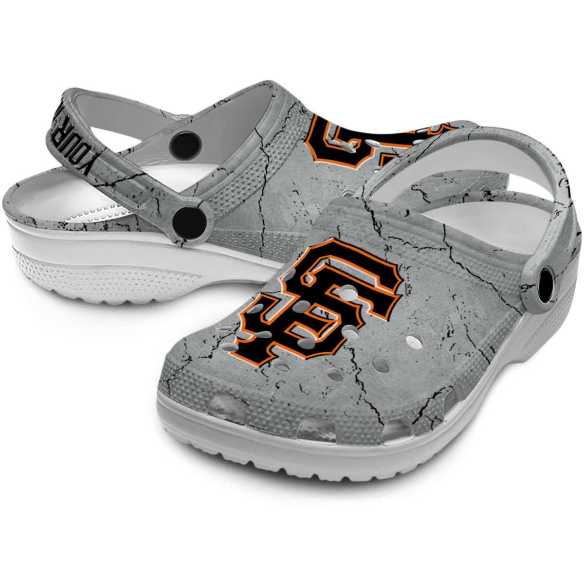 Merchidea San Francisco Giants MLB Sport Crocs Crocband Clogs Shoes Comfortable For Men Women and Kids