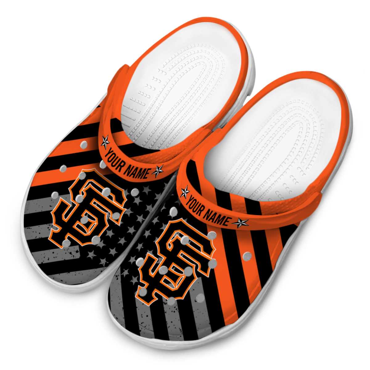 Merchidea San Francisco Giants MLB Sport Crocs Crocband Clogs Shoes Comfortable For Men Women and Kids