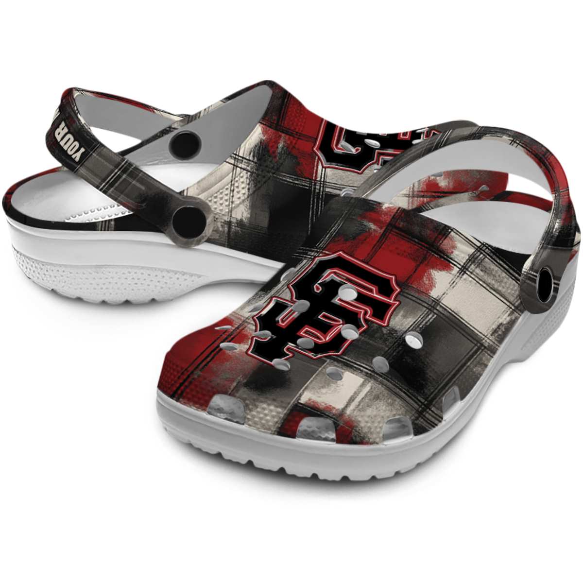 Merchidea San Francisco Giants MLB Sport Crocs Crocband Clogs Shoes Comfortable For Men Women and Kids