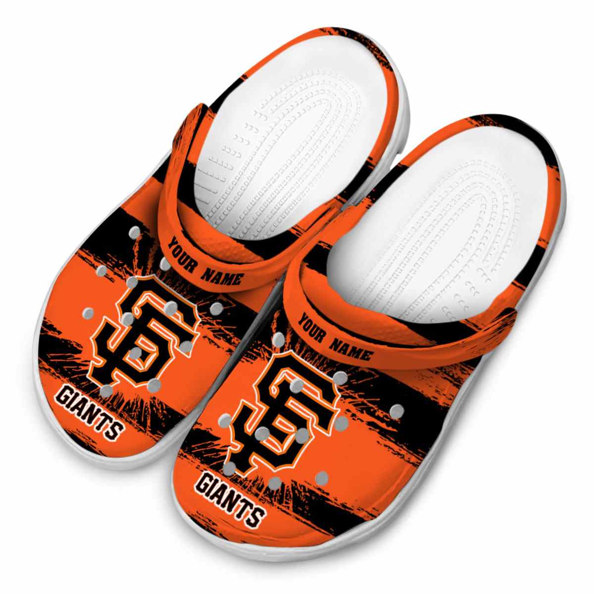 Merchidea San Francisco Giants MLB Sport Crocs Crocband Clogs Shoes Comfortable For Men Women and Kids