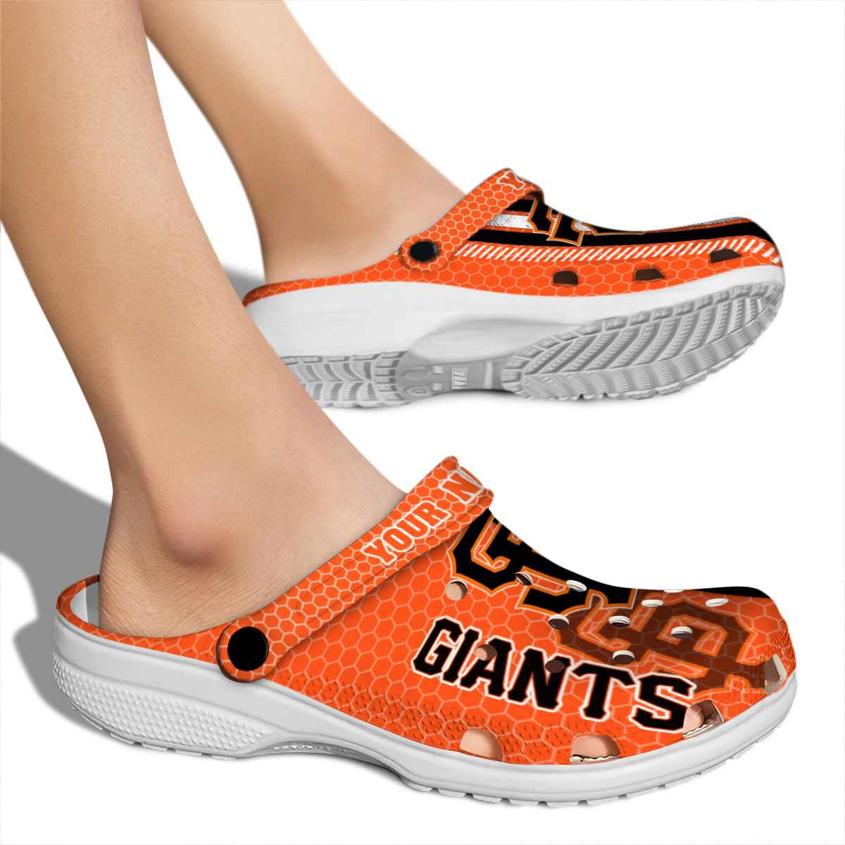 Merchidea San Francisco Giants MLB Sport Crocs Crocband Clogs Shoes Comfortable For Men Women and Kids