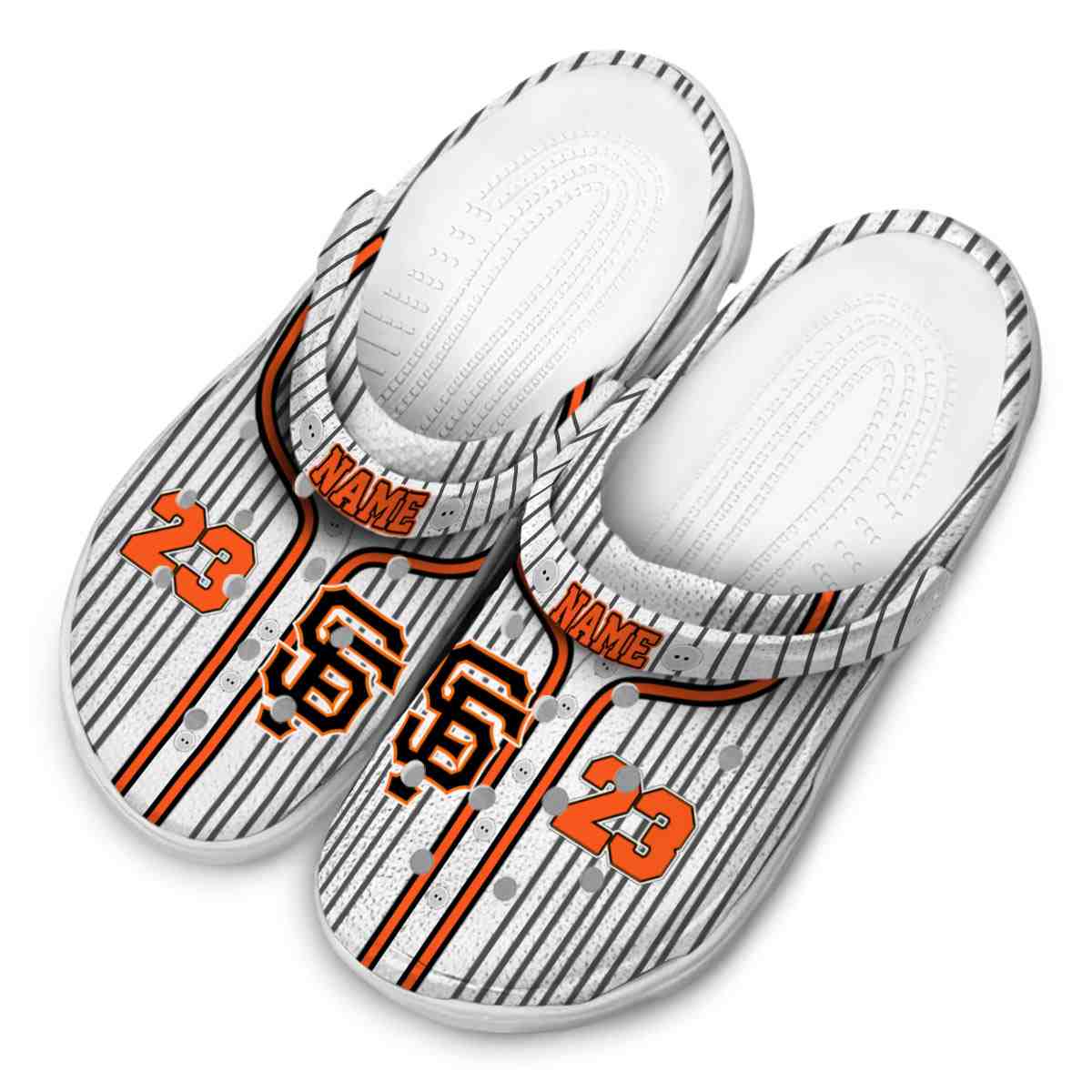 Merchidea San Francisco Giants MLB Sport Crocs Crocband Clogs Shoes Comfortable For Men Women and Kids