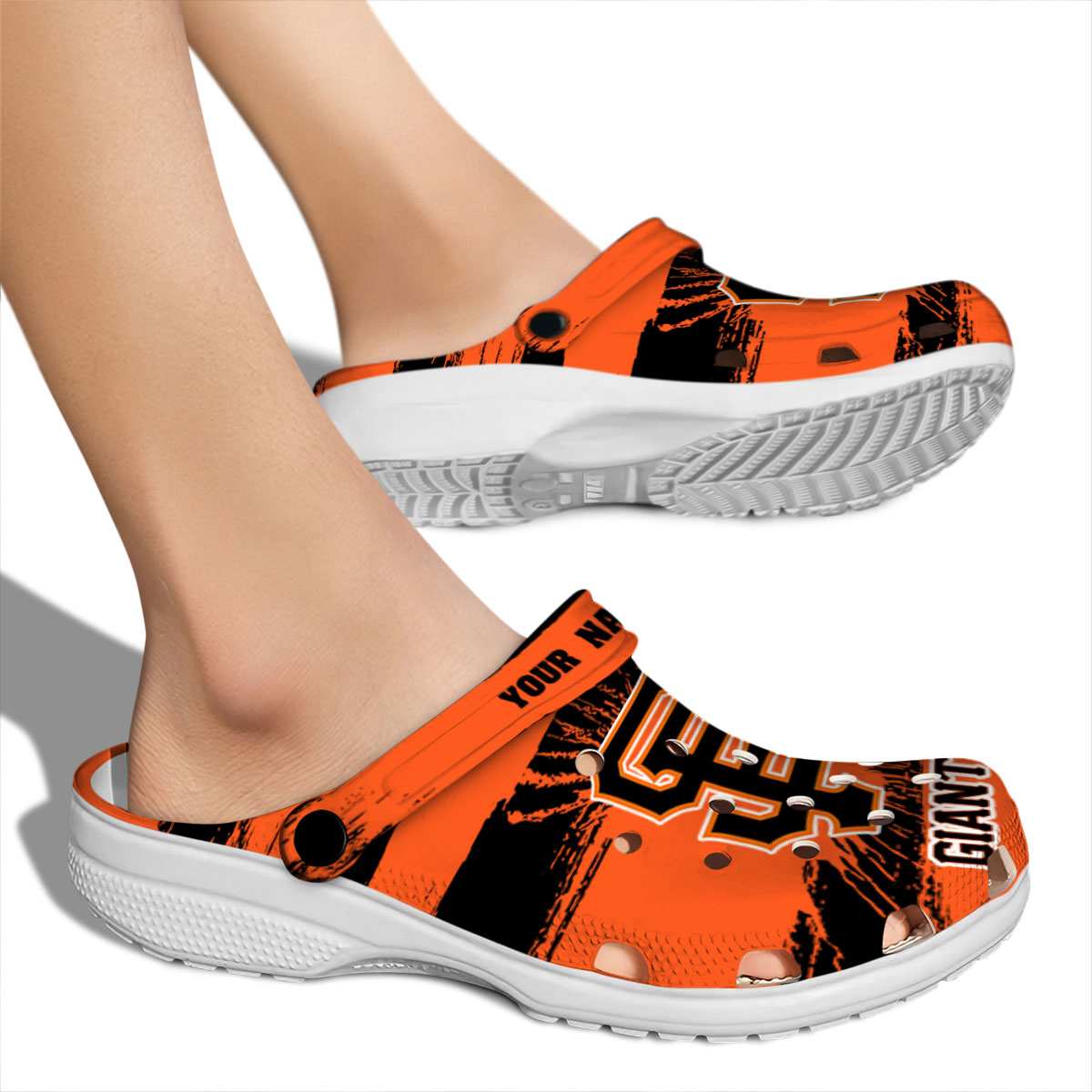 Merchidea San Francisco Giants MLB Sport Crocs Crocband Clogs Shoes Comfortable For Men Women and Kids