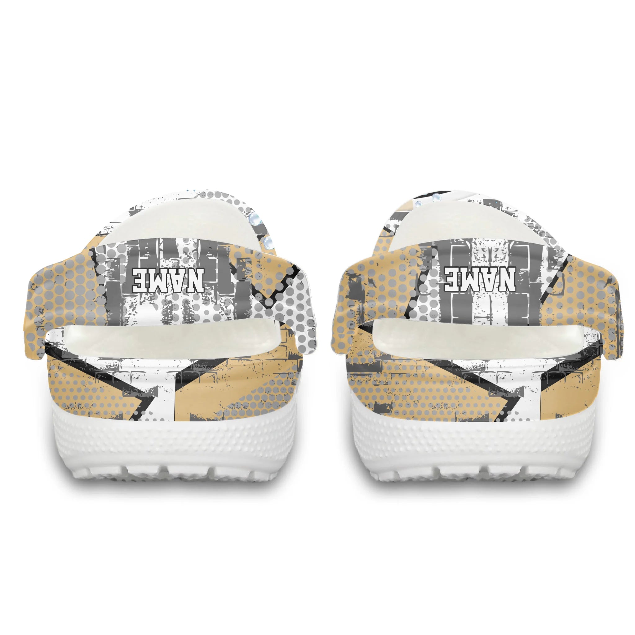 Merchidea Sand Graffiti Swimming Sport Crocs Crocband Clogs Shoes Comfortable For Men Women and Kids