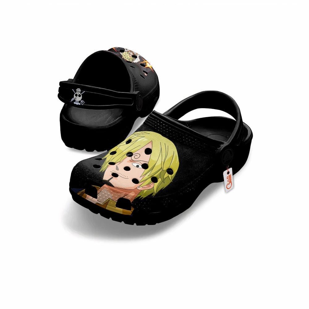 Merchidea Sanji One Piece Anime Crocs Crocband Clogs Shoes Comfortable For Men Women and Kids