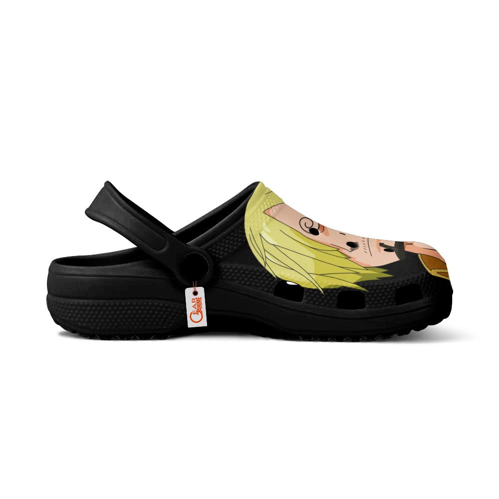 Merchidea Sanji One Piece Anime Crocs Crocband Clogs Shoes Comfortable For Men Women and Kids
