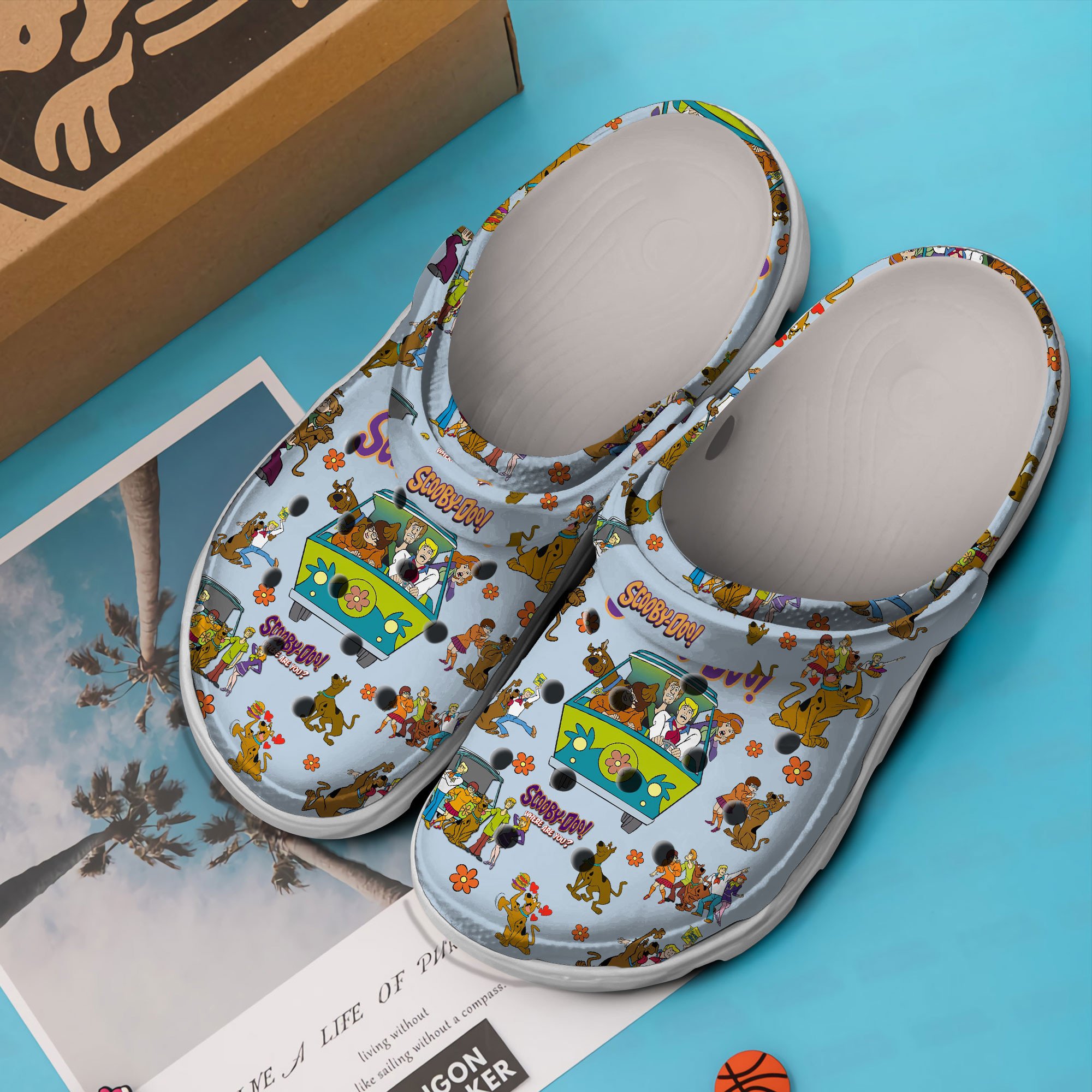 Merchidea Scooby Doo Cartoon Crocs Crocband Clogs Shoes Comfortable For Men Women and Kids