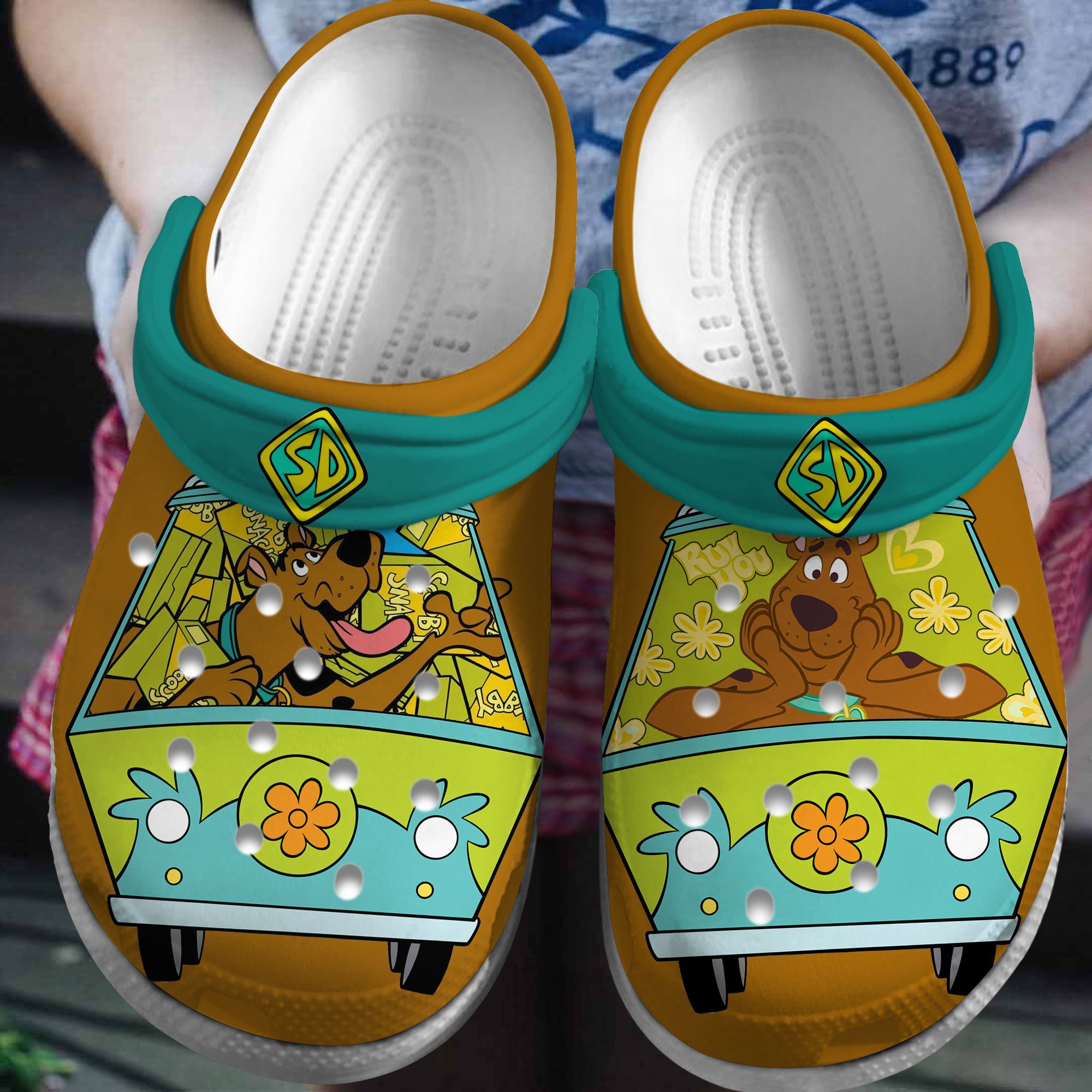 Merchidea Scooby Doo Cartoon Crocs Crocband Clogs Shoes Comfortable For Men Women and Kids