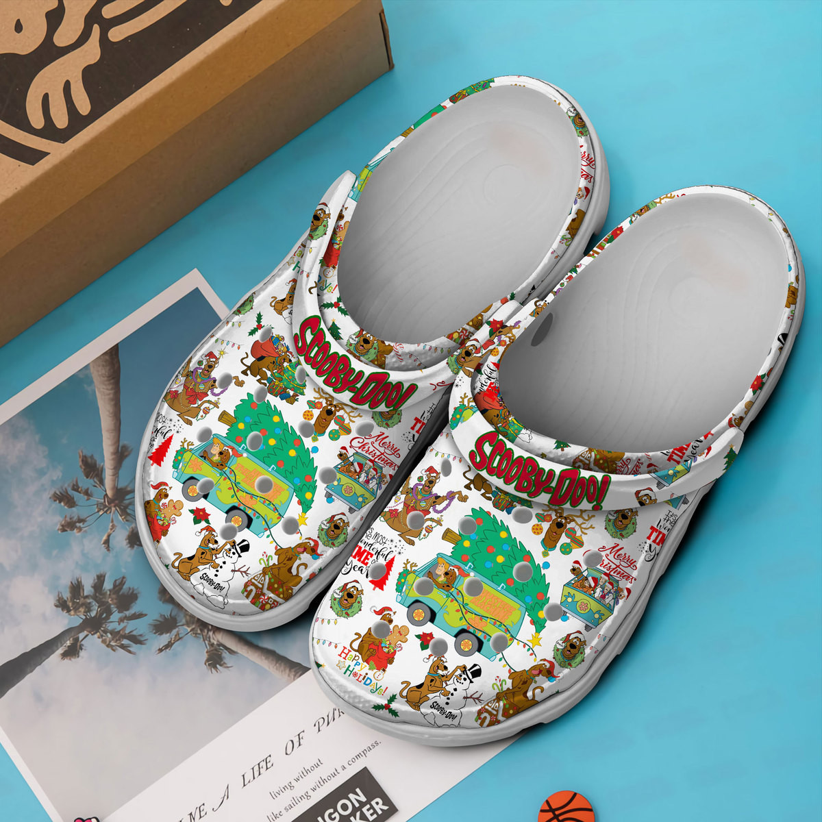 Merchidea Scooby Doo Cartoon Crocs Crocband Clogs Shoes Comfortable For Men Women and Kids