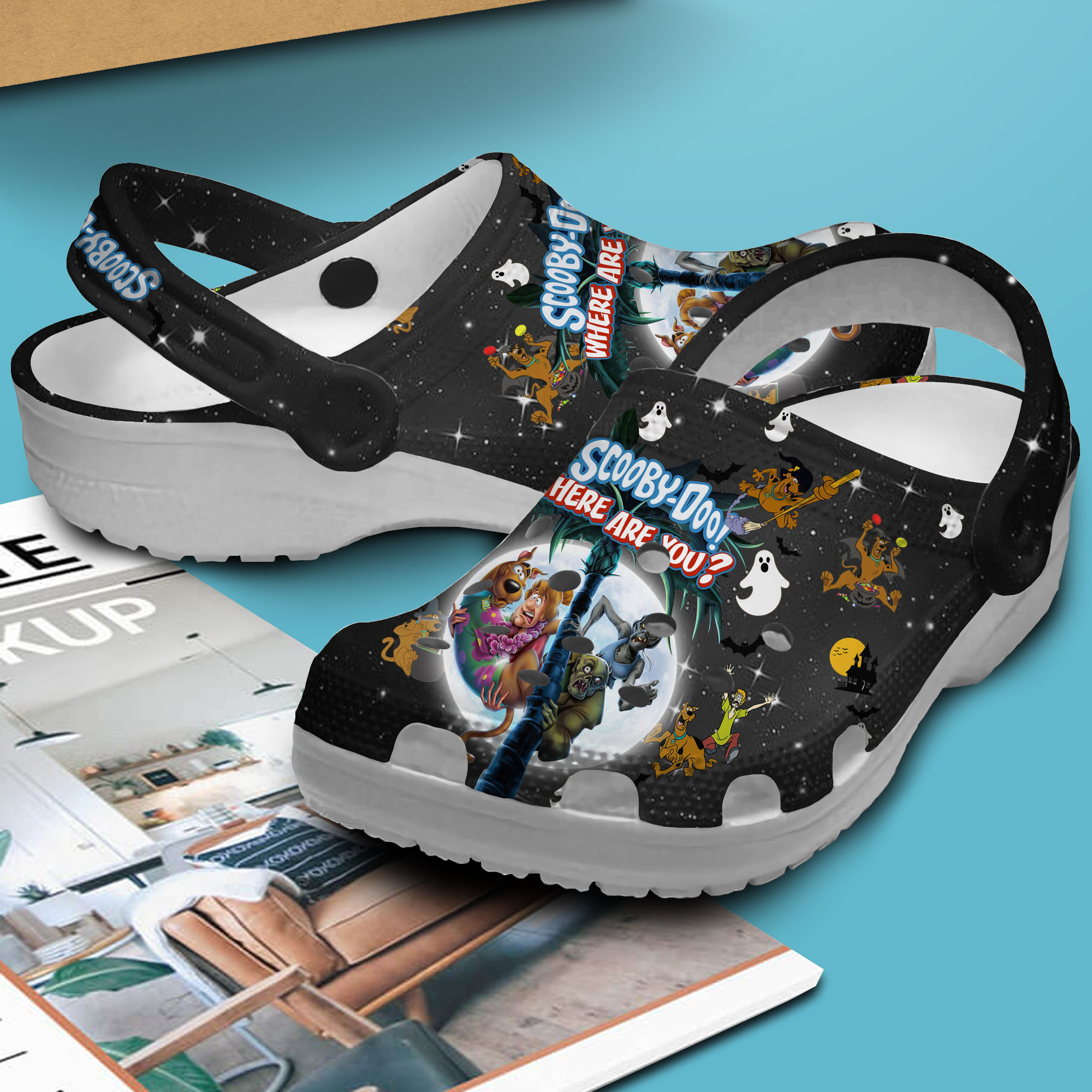 Merchidea Scooby Doo Cartoon Crocs Crocband Clogs Shoes Comfortable For Men Women and Kids