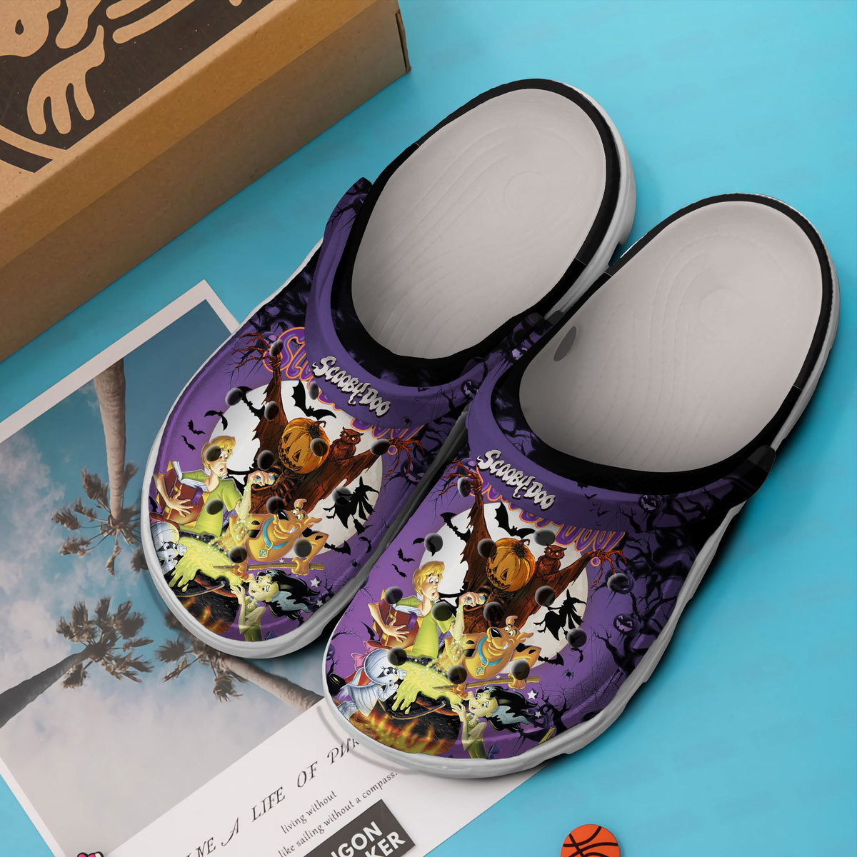 Merchidea Scooby Doo Cartoon Crocs Crocband Clogs Shoes Comfortable For Men Women and Kids