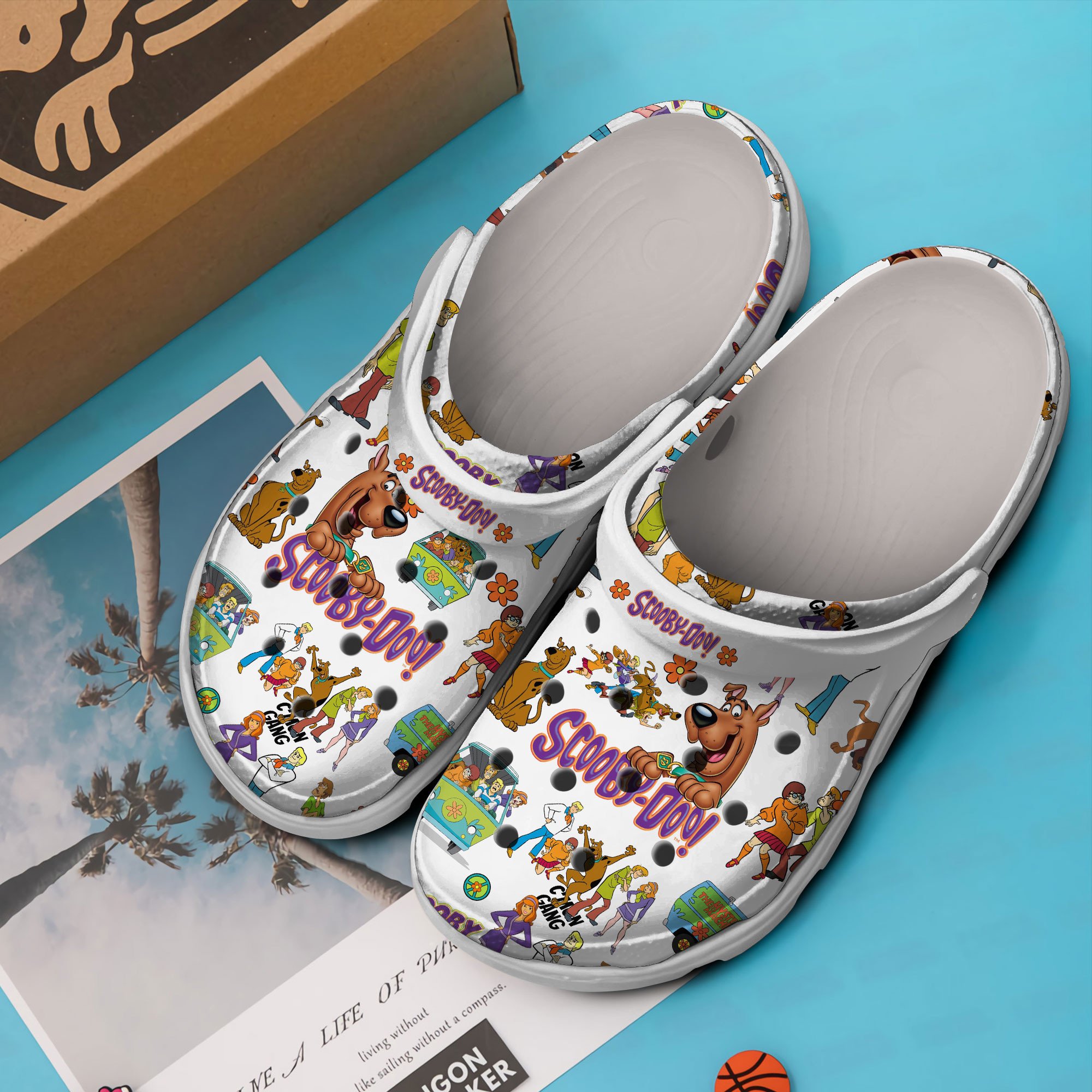 Merchidea Scooby Doo Cartoon Crocs Crocband Clogs Shoes Comfortable For Men Women and Kids