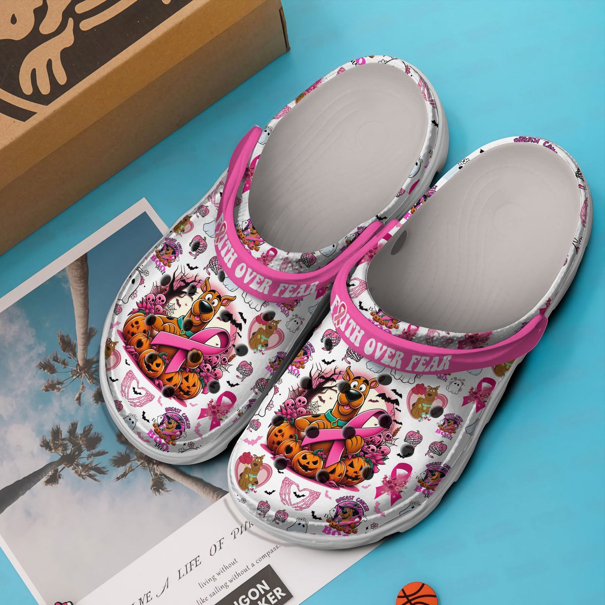 Merchidea Scooby Doo Cartoon Crocs Crocband Clogs Shoes Comfortable For Men Women and Kids