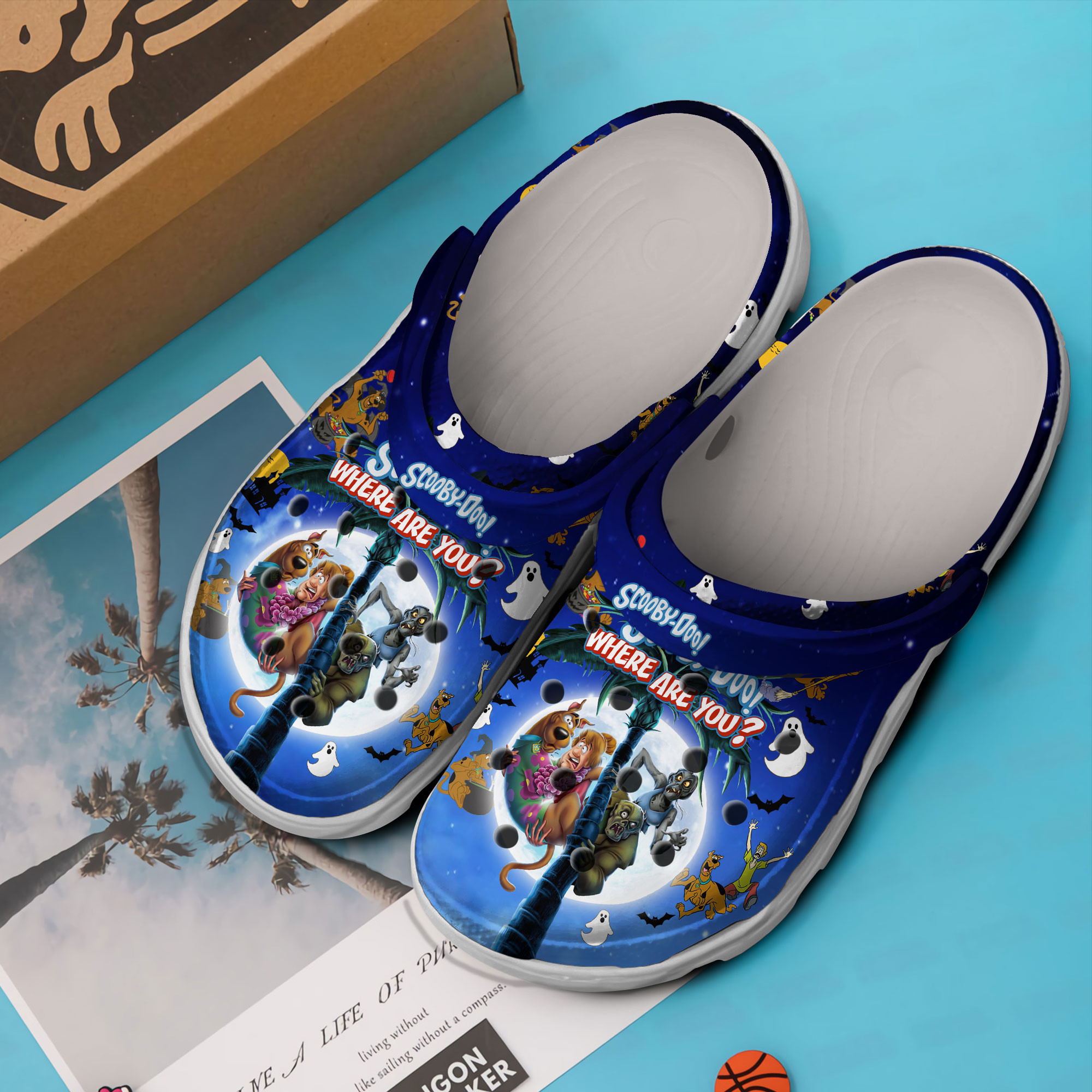 Merchidea Scooby Doo Cartoon Crocs Crocband Clogs Shoes Comfortable For Men Women and Kids