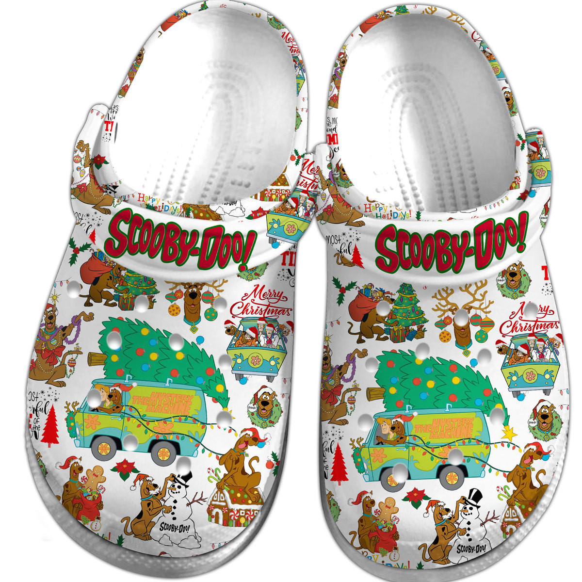 Merchidea Scooby Doo Cartoon Crocs Crocband Clogs Shoes Comfortable For Men Women and Kids