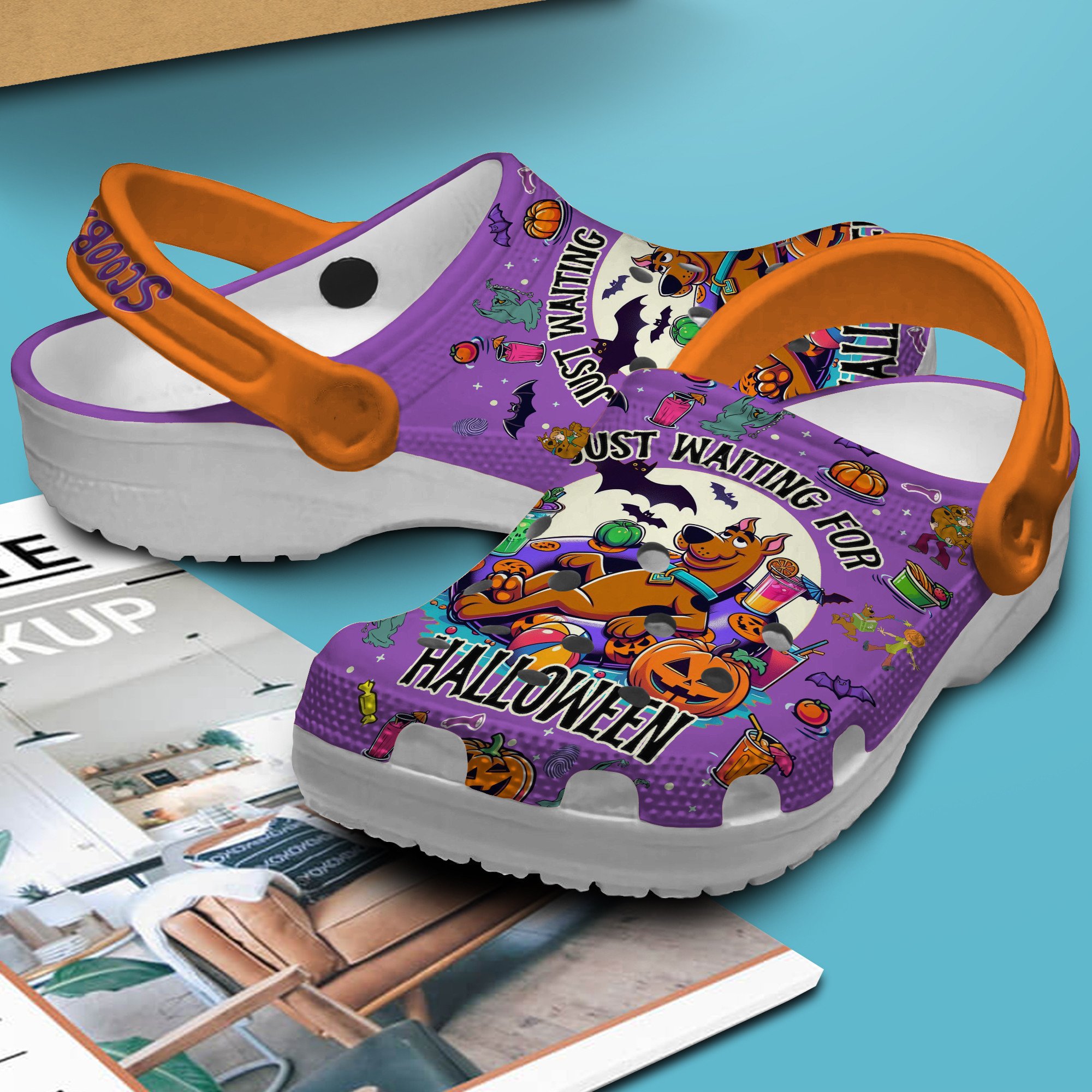 Merchidea Scooby Doo Cartoon Crocs Crocband Clogs Shoes Comfortable For Men Women and Kids