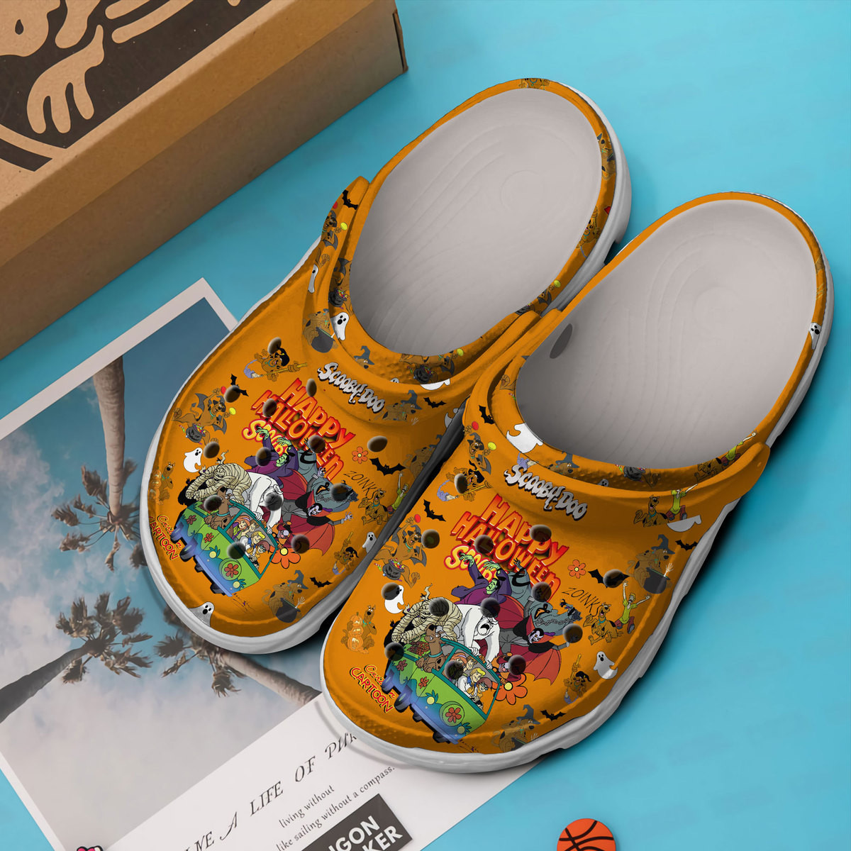 Merchidea Scooby Doo Cartoon Crocs Crocband Clogs Shoes Comfortable For Men Women and Kids