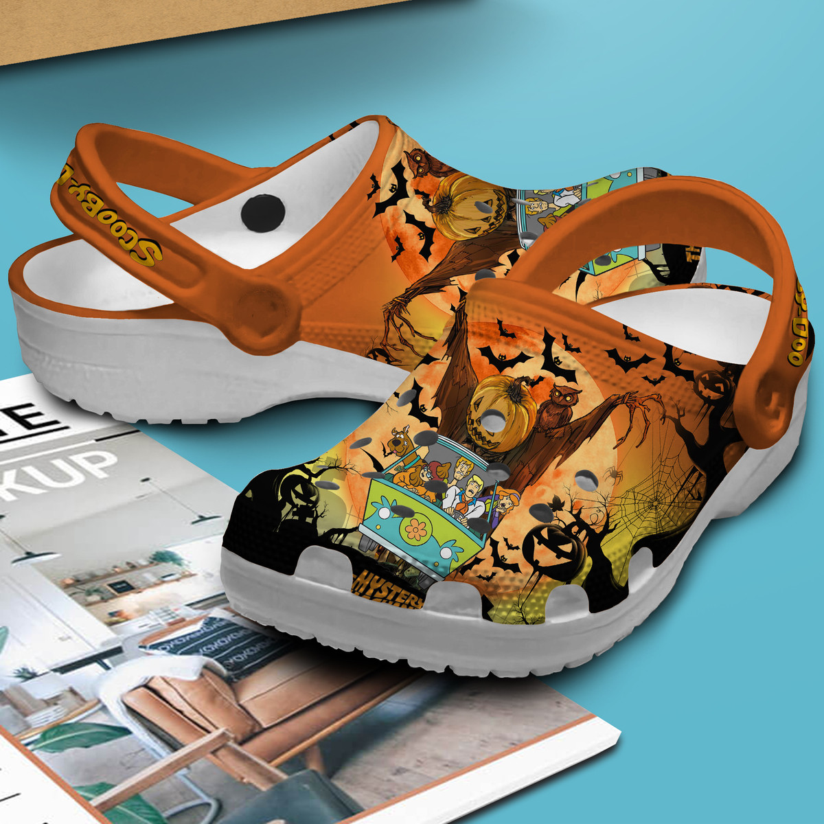 Merchidea Scooby Doo Cartoon Crocs Crocband Clogs Shoes Comfortable For Men Women and Kids