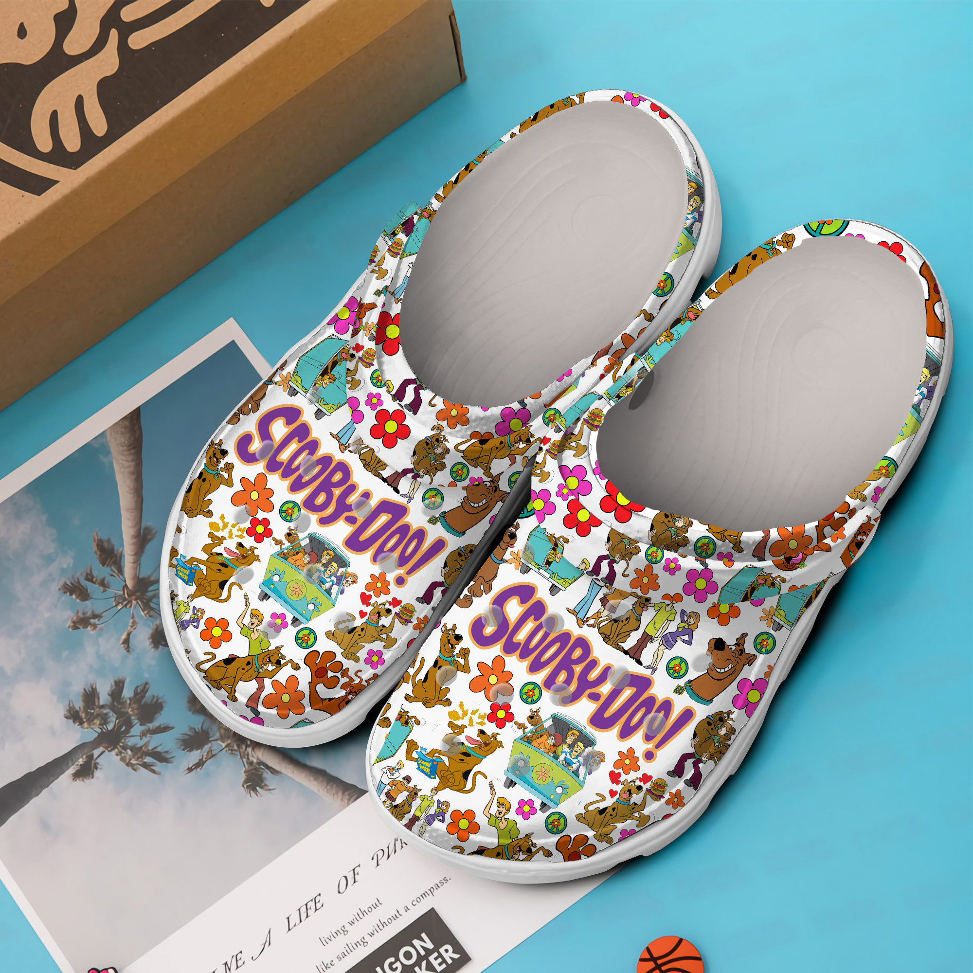 Merchidea Scooby Doo Cartoon Crocs Crocband Clogs Shoes Comfortable For Men Women and Kids