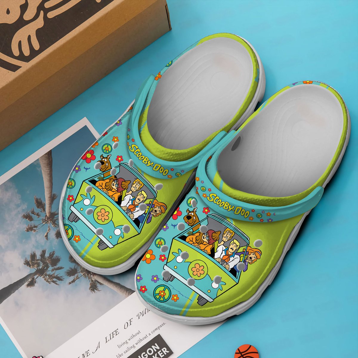 Merchidea Scooby Doo Cartoon Crocs Crocband Clogs Shoes Comfortable For Men Women and Kids