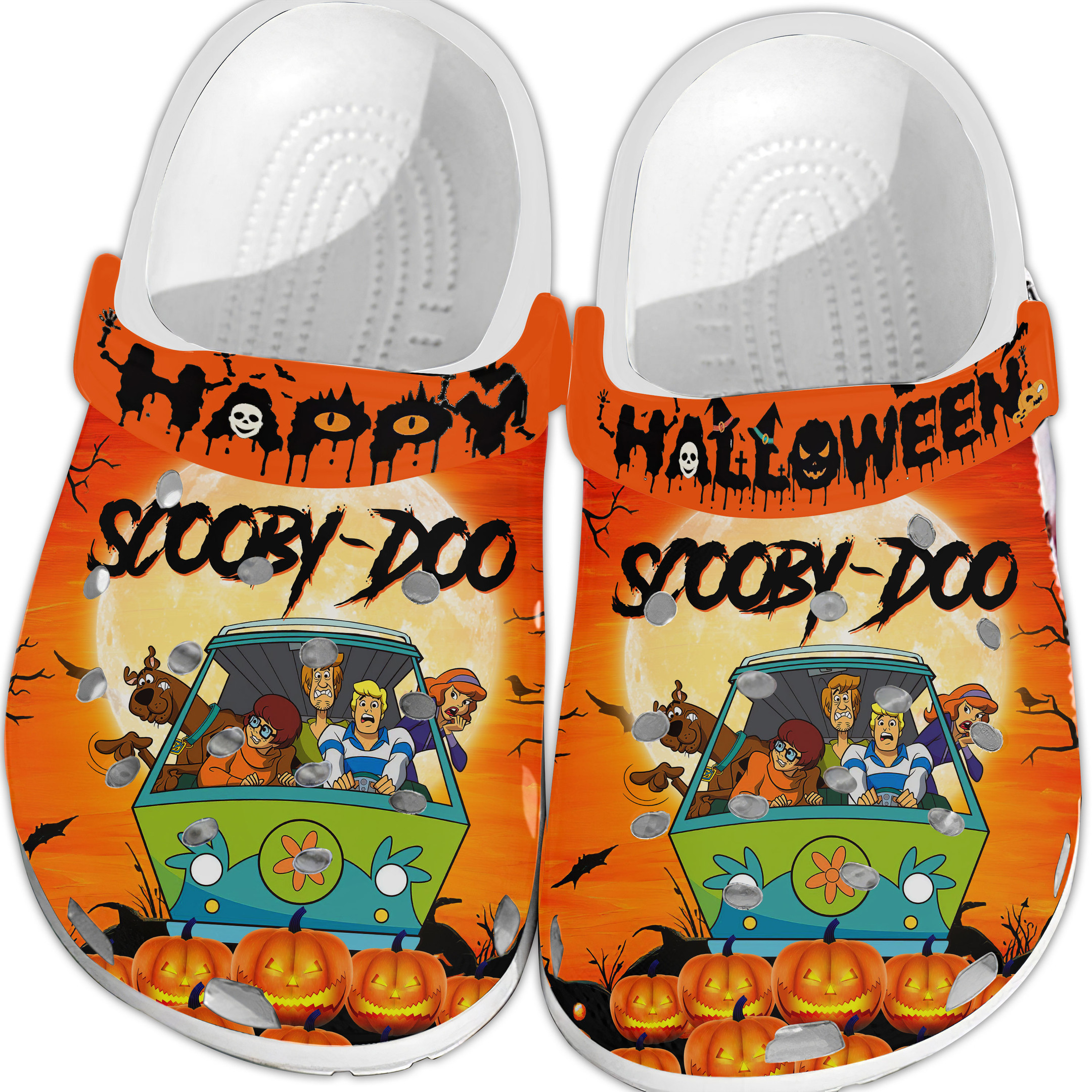 Merchidea Scooby Doo Cartoon Crocs Crocband Clogs Shoes Comfortable For Men Women and Kids