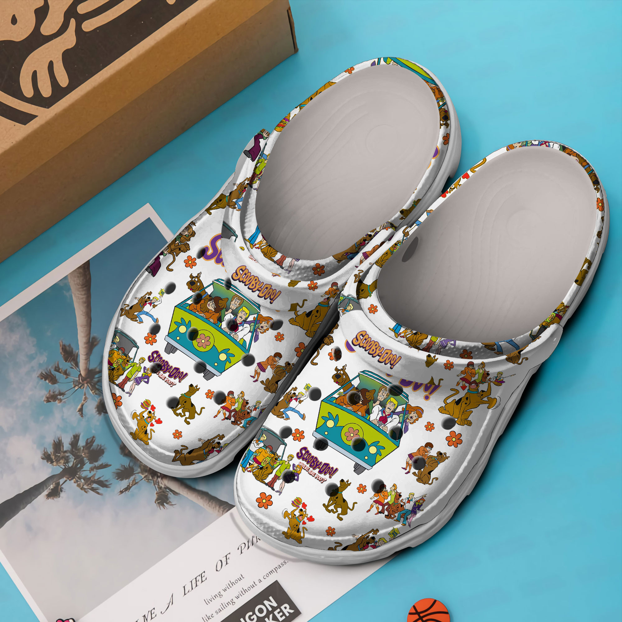 Merchidea Scooby Doo Cartoon Crocs Crocband Clogs Shoes Comfortable For Men Women and Kids