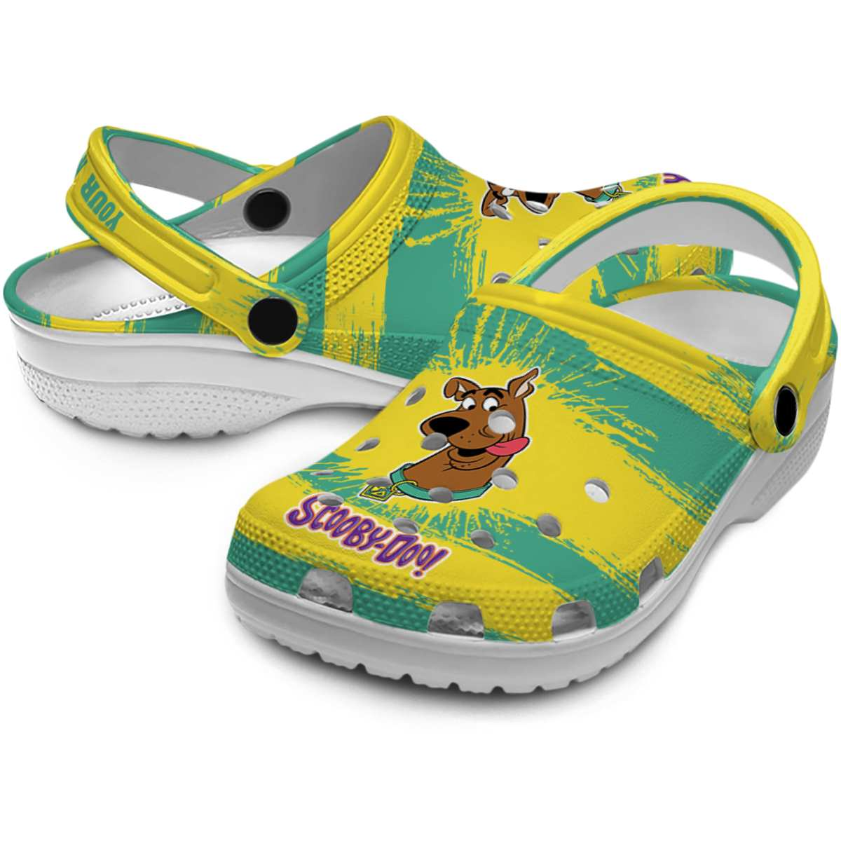 Merchidea Scooby-Doo Cartoon Crocs Crocband Clogs Shoes Comfortable For Men Women and Kids