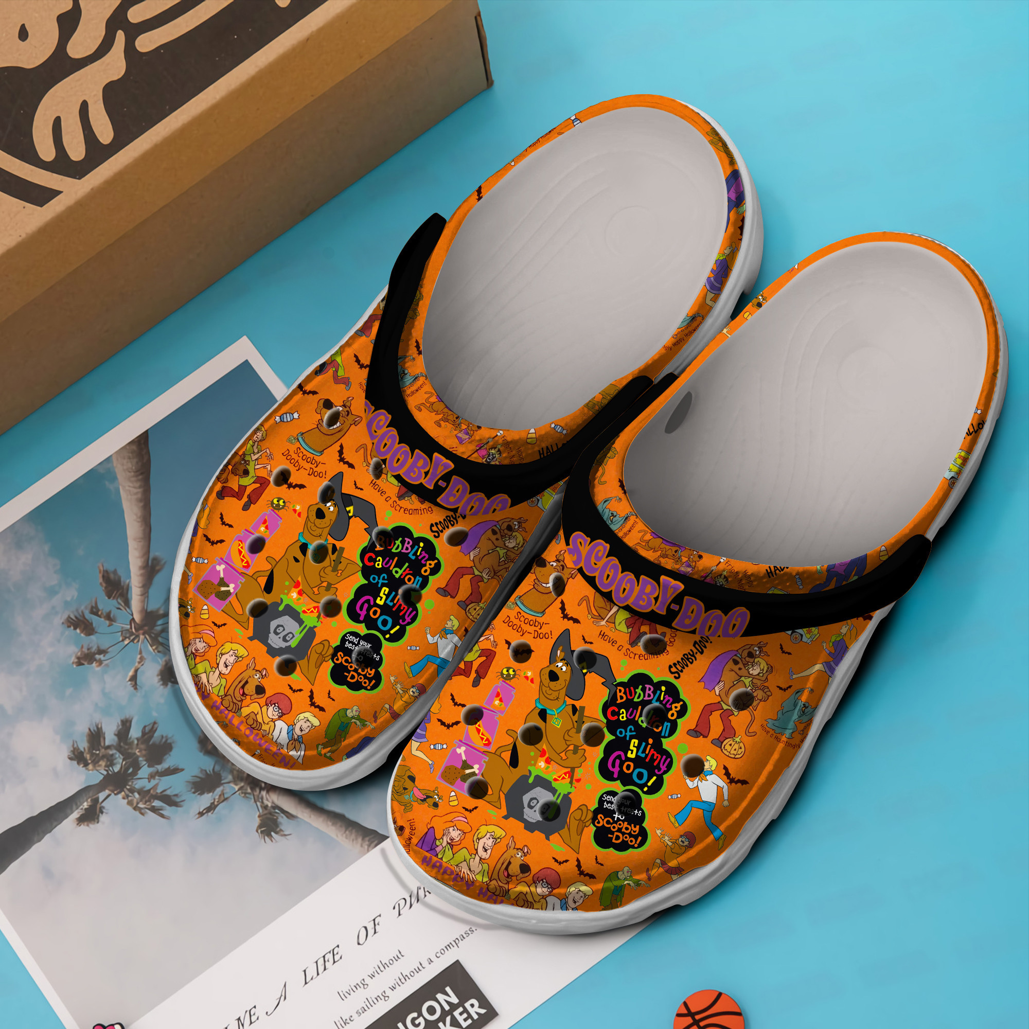 Merchidea Scooby Doo Cartoon Movie Crocs Crocband Clogs Shoes Comfortable For Men Women and Kids