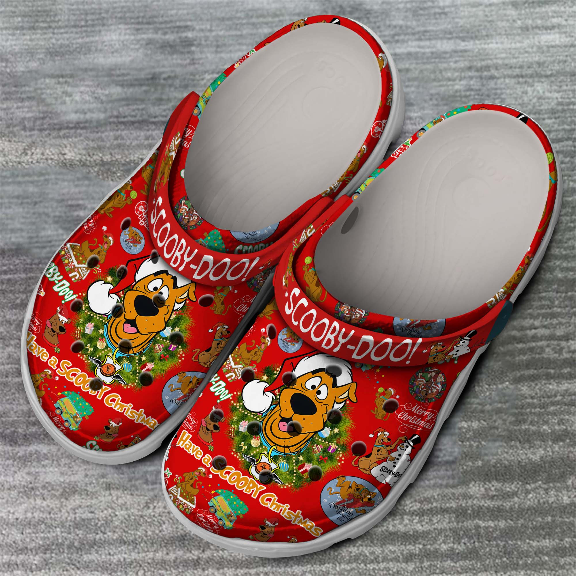 Merchidea Scooby Doo Movie Crocs Crocband Clogs Shoes Comfortable For Men Women and Kids