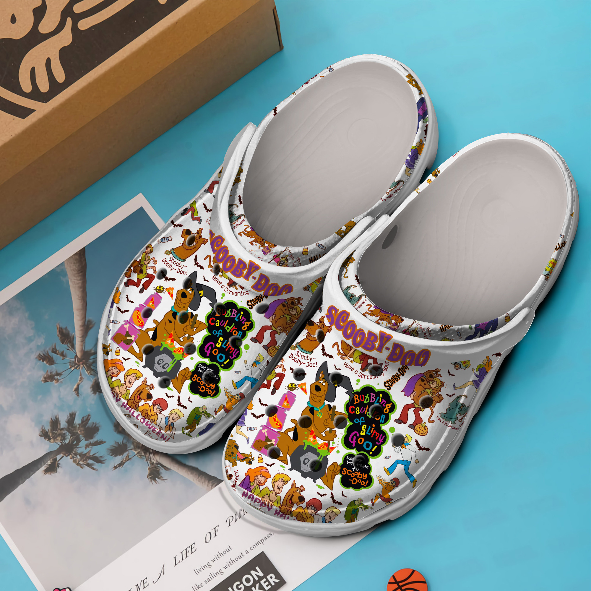 Merchidea Scooby Doo Movie Crocs Crocband Clogs Shoes Comfortable For Men Women and Kids