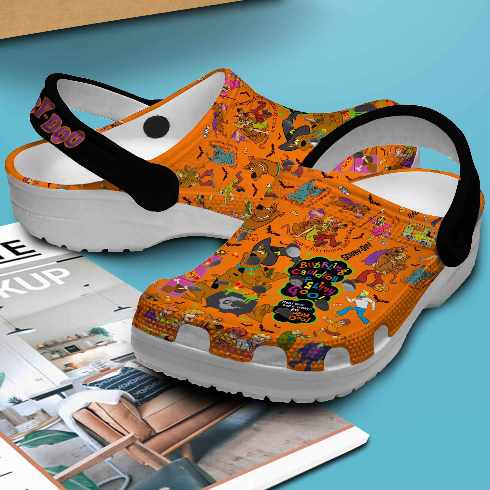 Merchidea Scooby Doo Movie Crocs Crocband Clogs Shoes Comfortable For Men Women and Kids