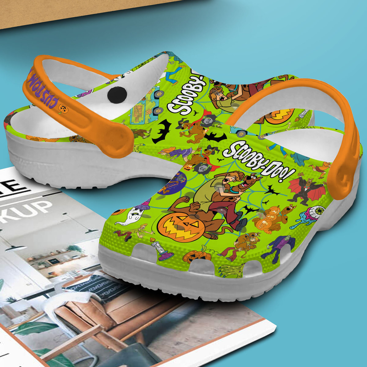 Merchidea Scooby Doo Movie Crocs Crocband Clogs Shoes Comfortable For Men Women and Kids