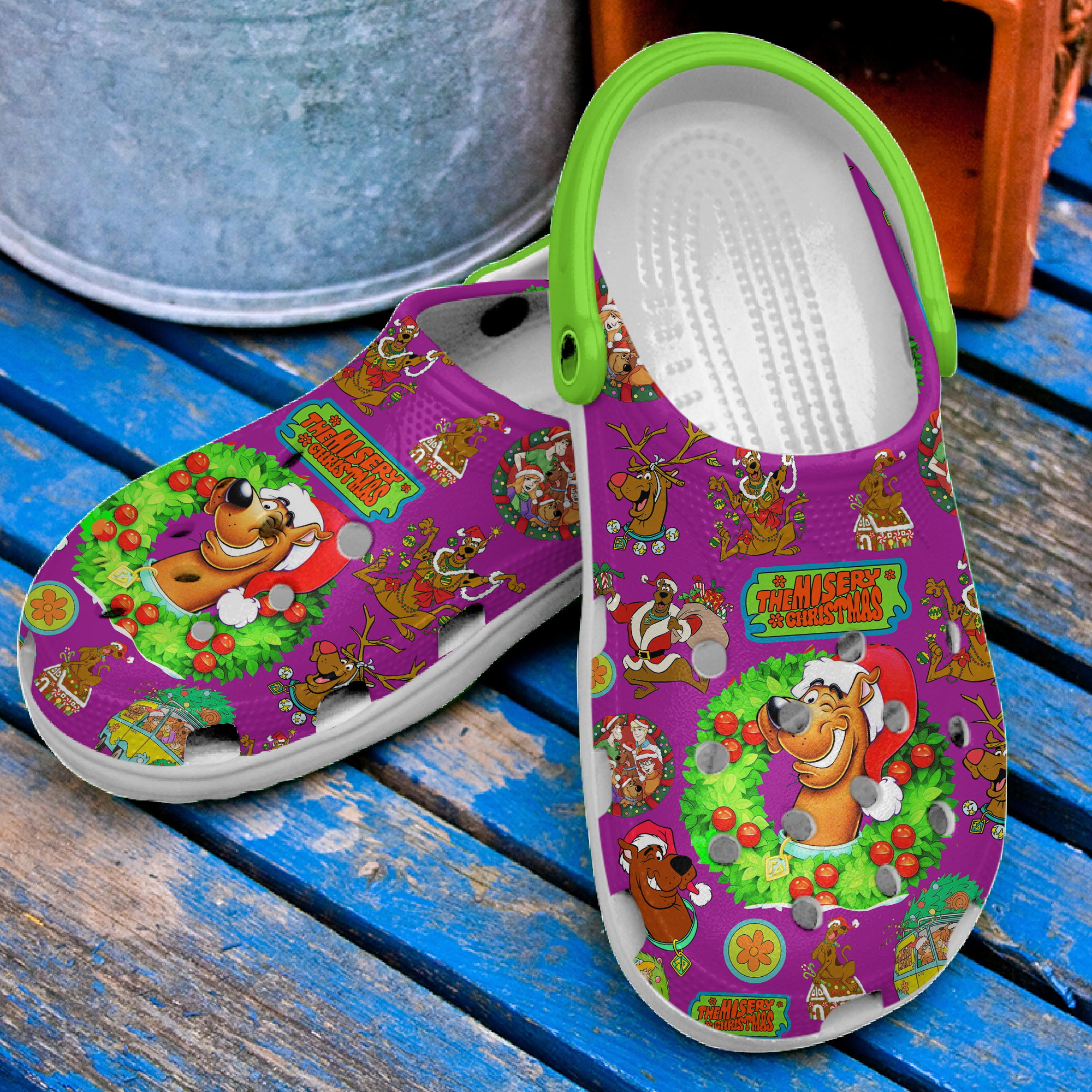 Merchidea Scooby Doo Movie Crocs Crocband Clogs Shoes Comfortable For Men Women and Kids