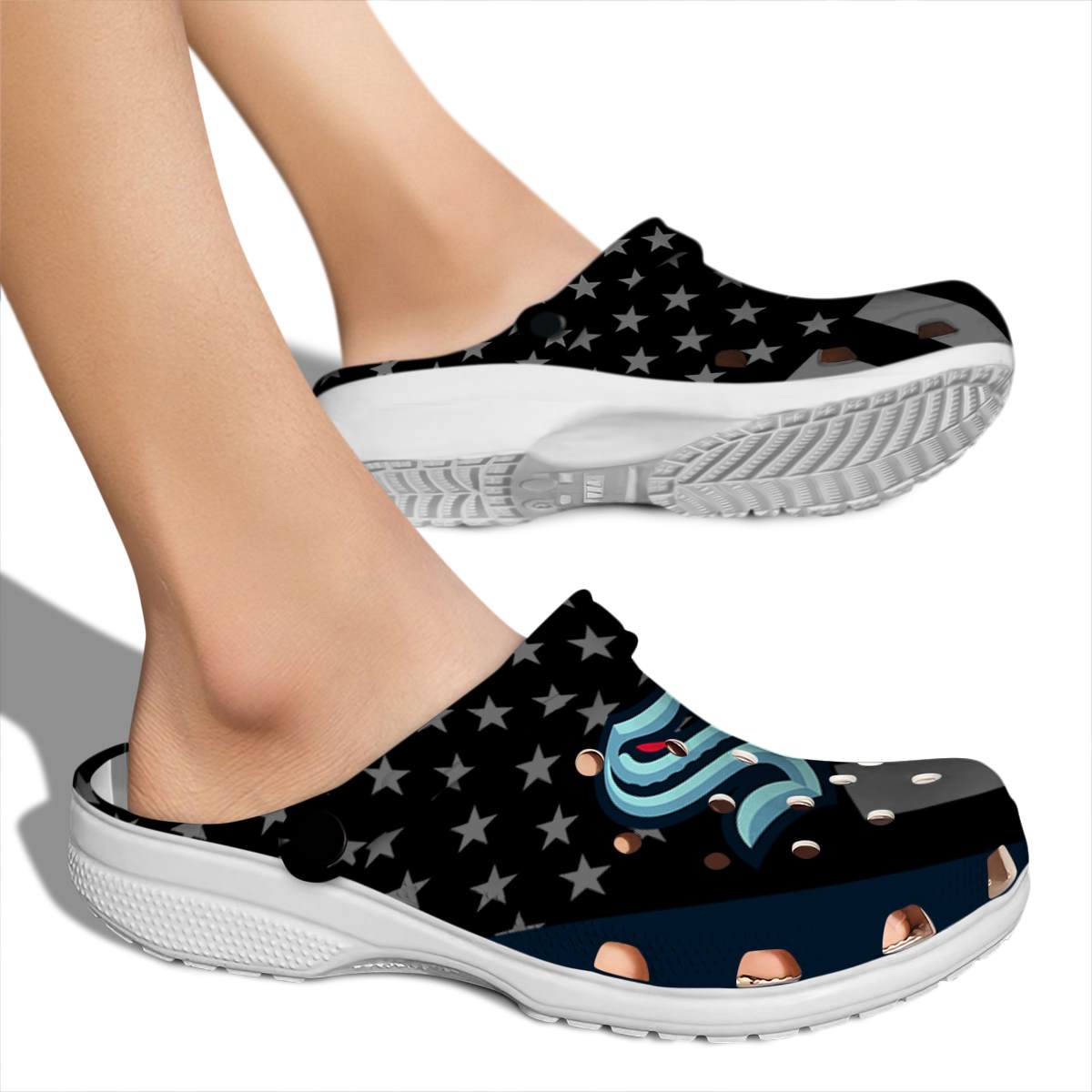 Merchidea Seattle Kraken NHL Sport Crocs Crocband Clogs Shoes Comfortable For Men Women and Kids