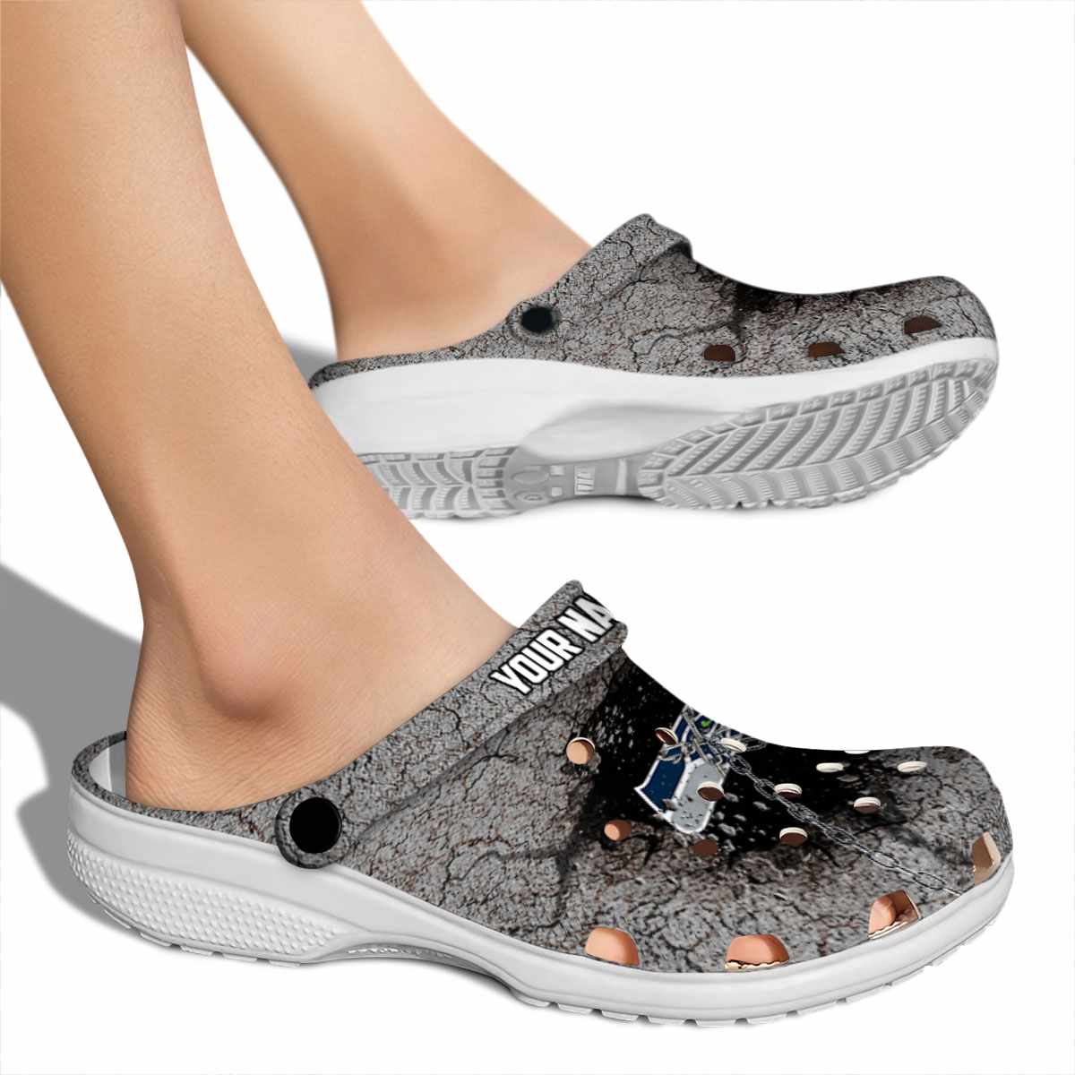 Merchidea Seattle Seahawks NFL Sport Crocs Crocband Clogs Shoes Comfortable For Men Women and Kids