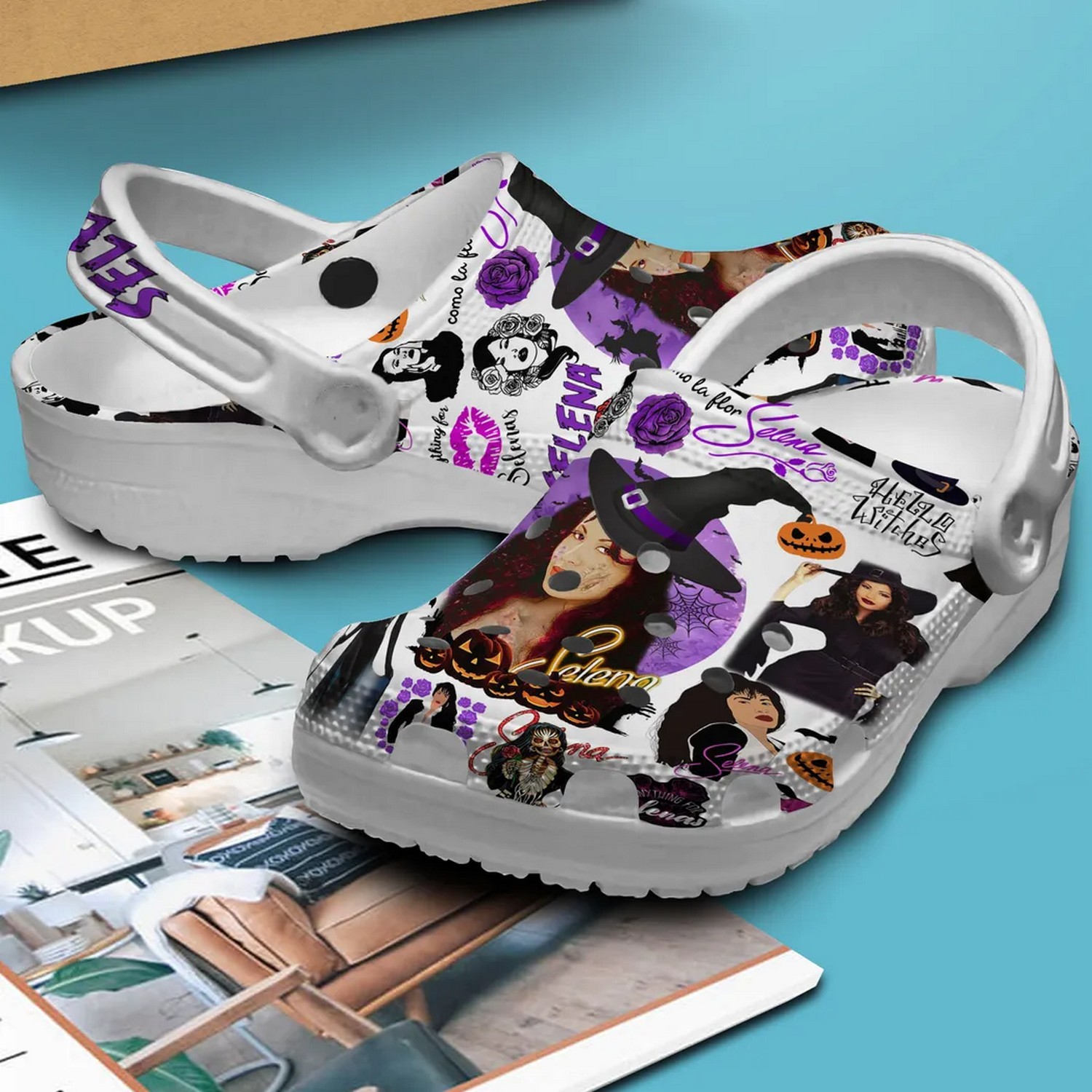 Merchidea Selena Gomez Music Crocs Crocband Clogs Shoes Comfortable For Men Women and Kids