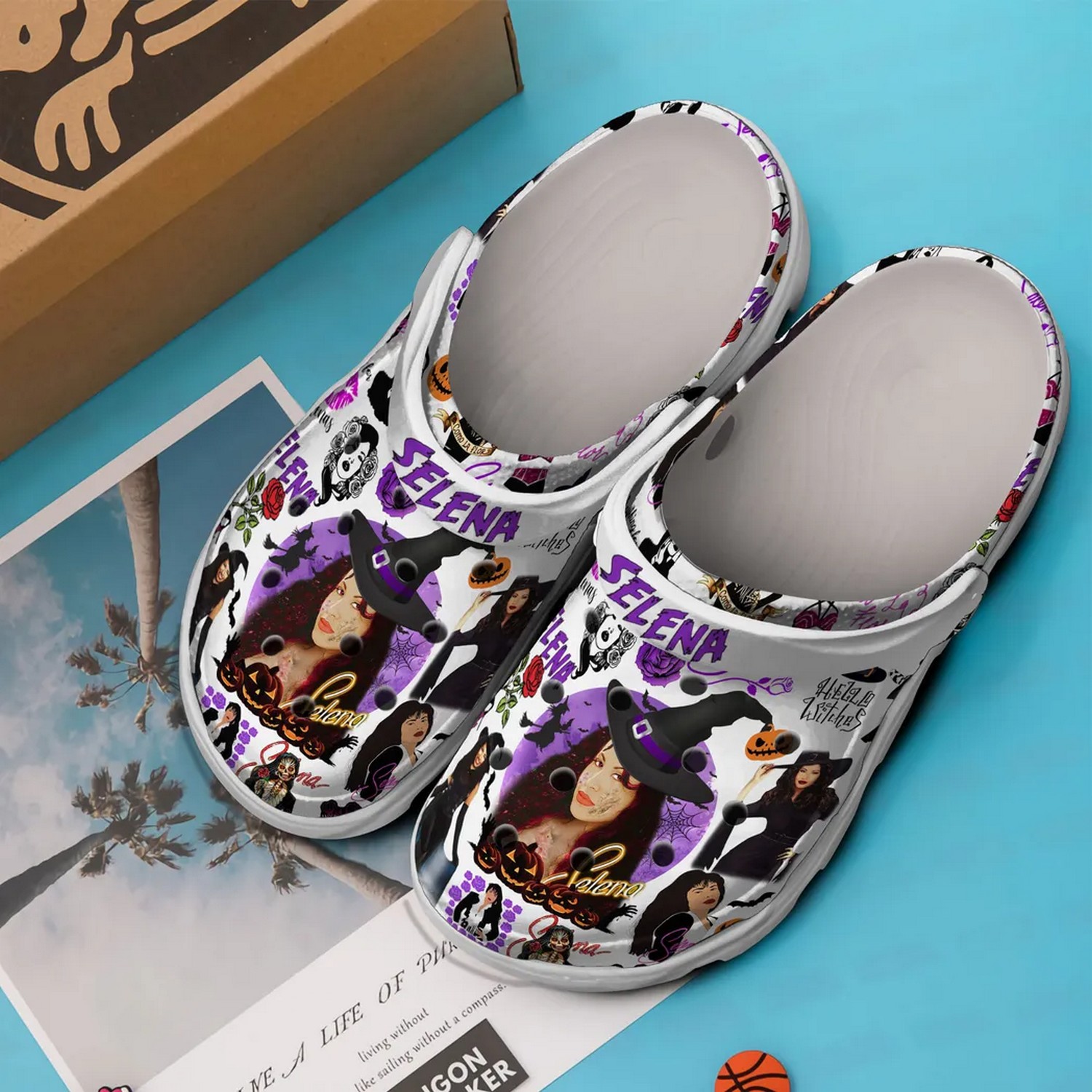 Merchidea Selena Gomez Music Crocs Crocband Clogs Shoes Comfortable For Men Women and Kids