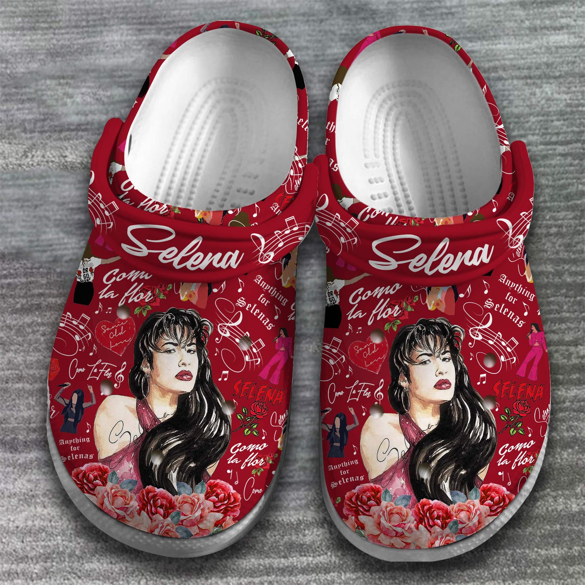 Merchidea Selena Singer Music Crocs Crocband Clogs Shoes Comfortable For Men Women and Kids