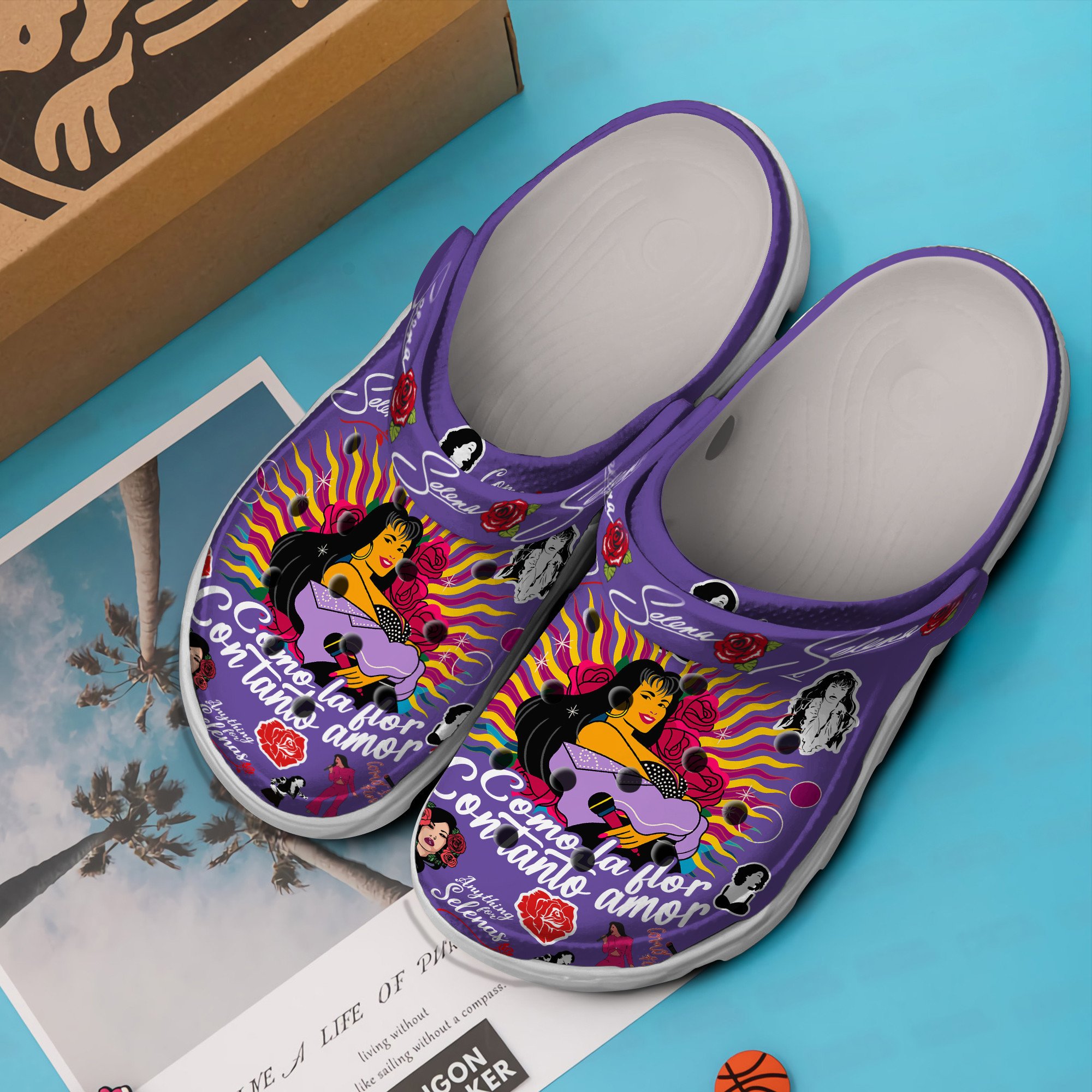 Merchidea Selena Singer Music Crocs Crocband Clogs Shoes Comfortable For Men Women and Kids