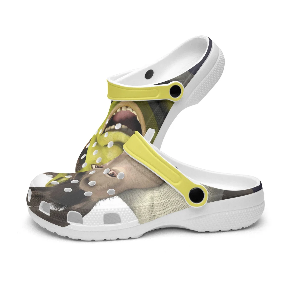 Merchidea Shrek Cartoon Crocs Crocband Shoes Clogs Custom Name For Men Women and Kids