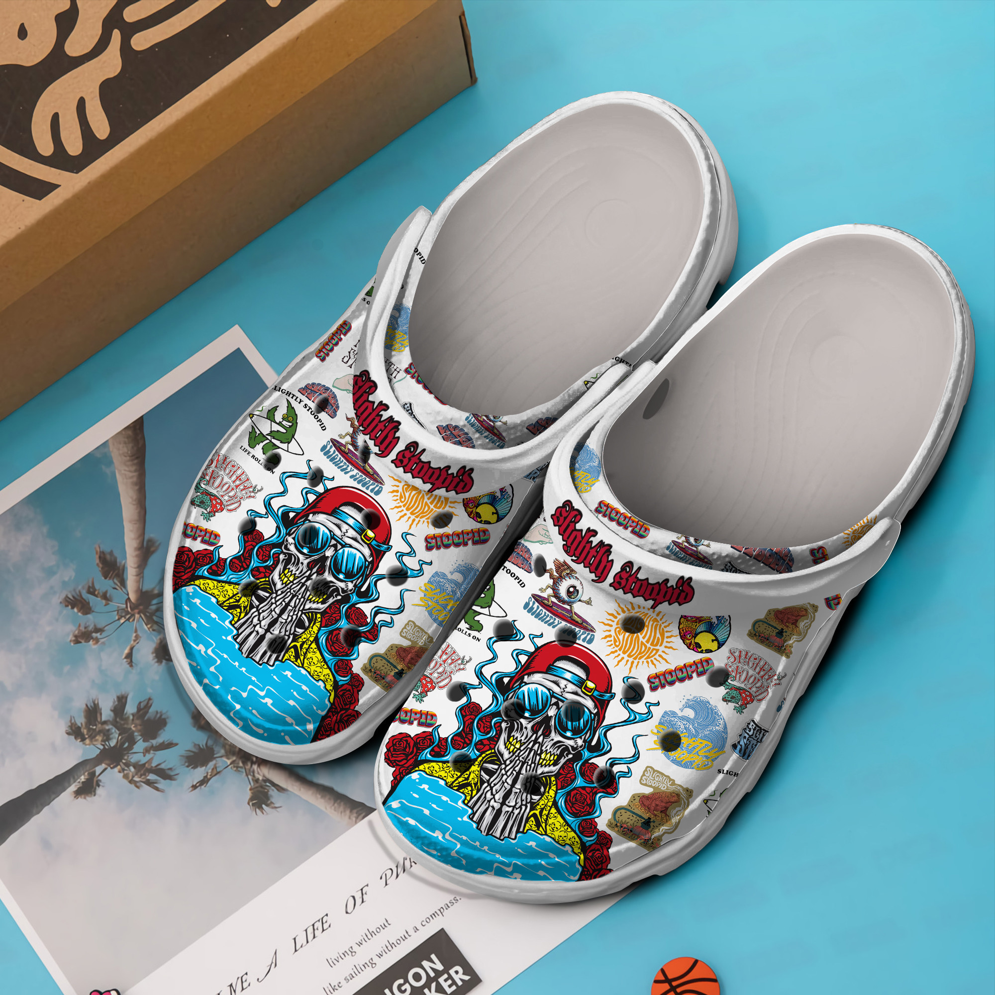 Merchidea Slightly Stoopid Music Crocs Crocband Clogs Shoes Comfortable For Men Women and Kids