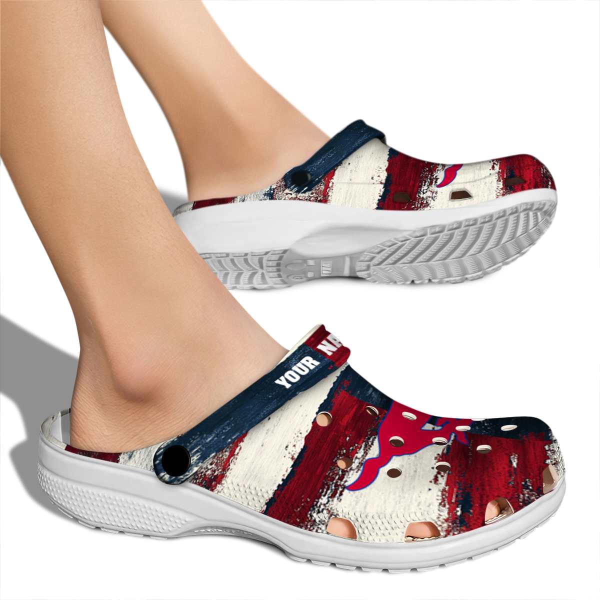 Merchidea SMU Mustangs NCAA Sport Crocs Crocband Clogs Shoes Comfortable For Men Women and Kids