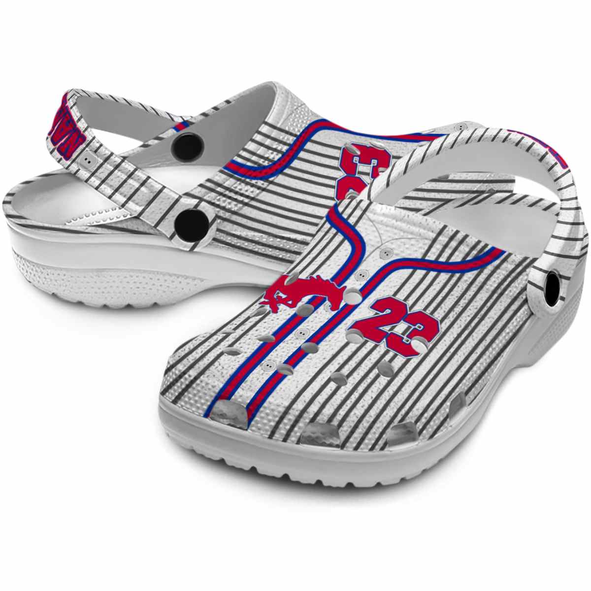 Merchidea SMU Mustangs NCAA Sport Crocs Crocband Clogs Shoes Comfortable For Men Women and Kids