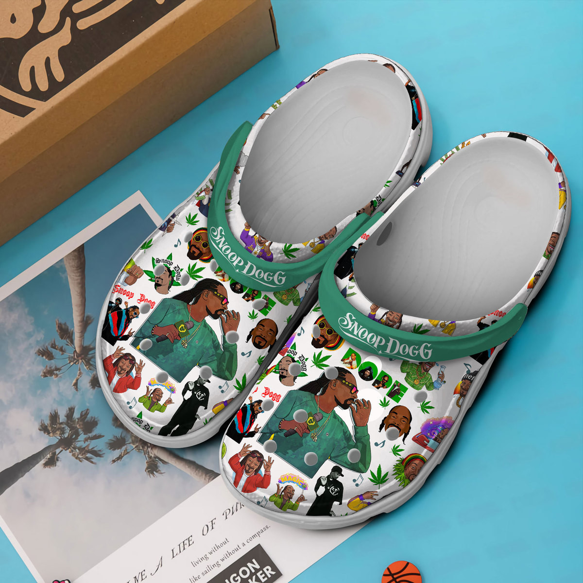 Merchidea Snoop Dogg Music Crocs Crocband Clogs Shoes Comfortable For Men Women and Kids
