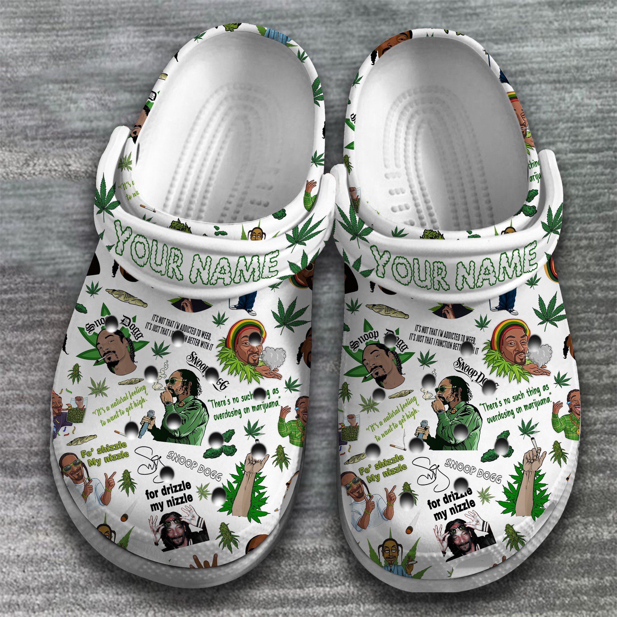 Merchidea Snoop Dogg Rapper Music Crocs Crocband Clogs Shoes Comfortable For Men Women and Kids