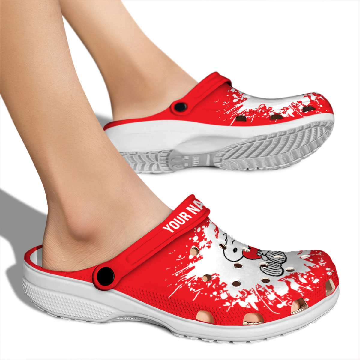 Merchidea Snoopy Cartoon Crocs Crocband Clogs Shoes Comfortable For Men Women and Kids