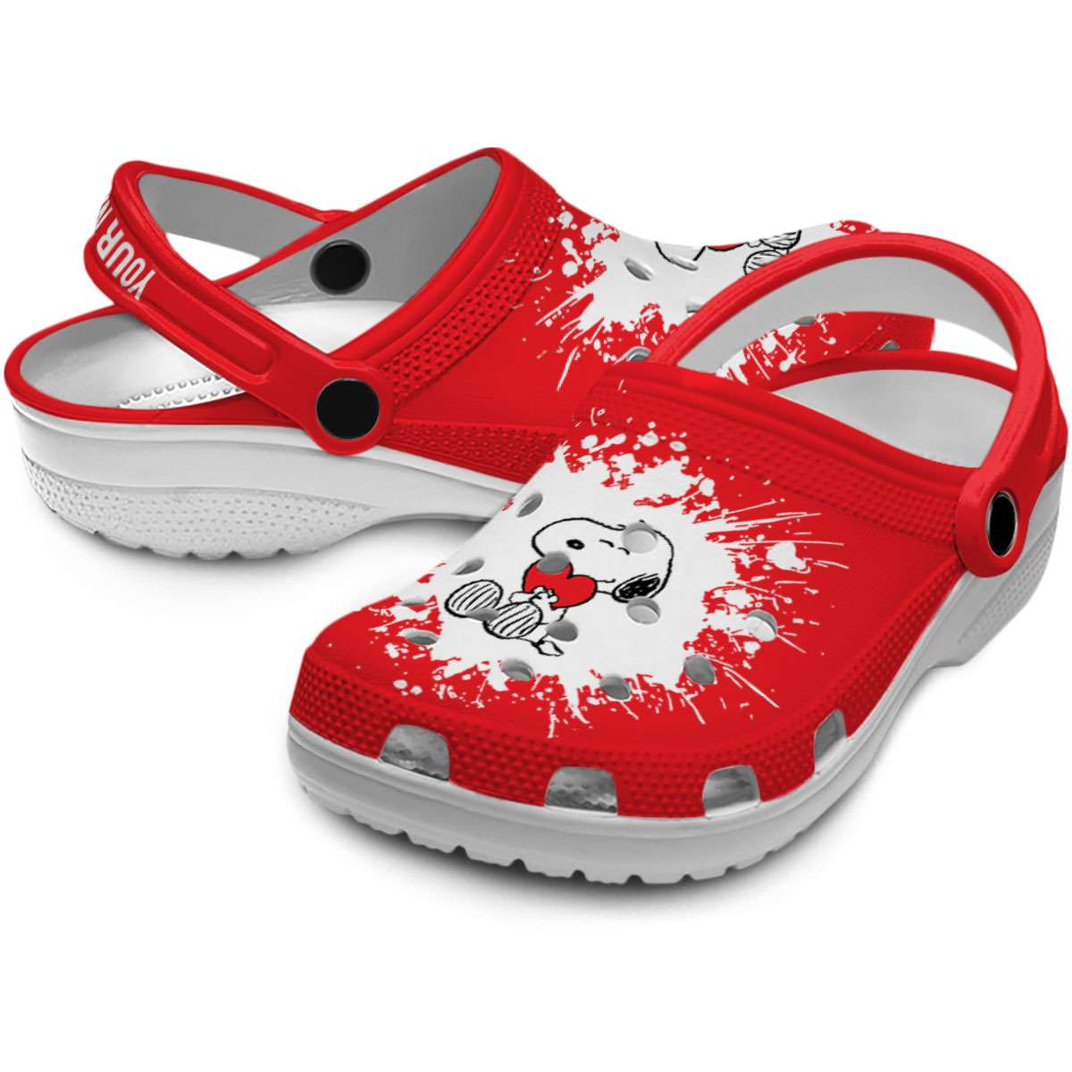 Merchidea Snoopy Cartoon Crocs Crocband Clogs Shoes Comfortable For Men Women and Kids
